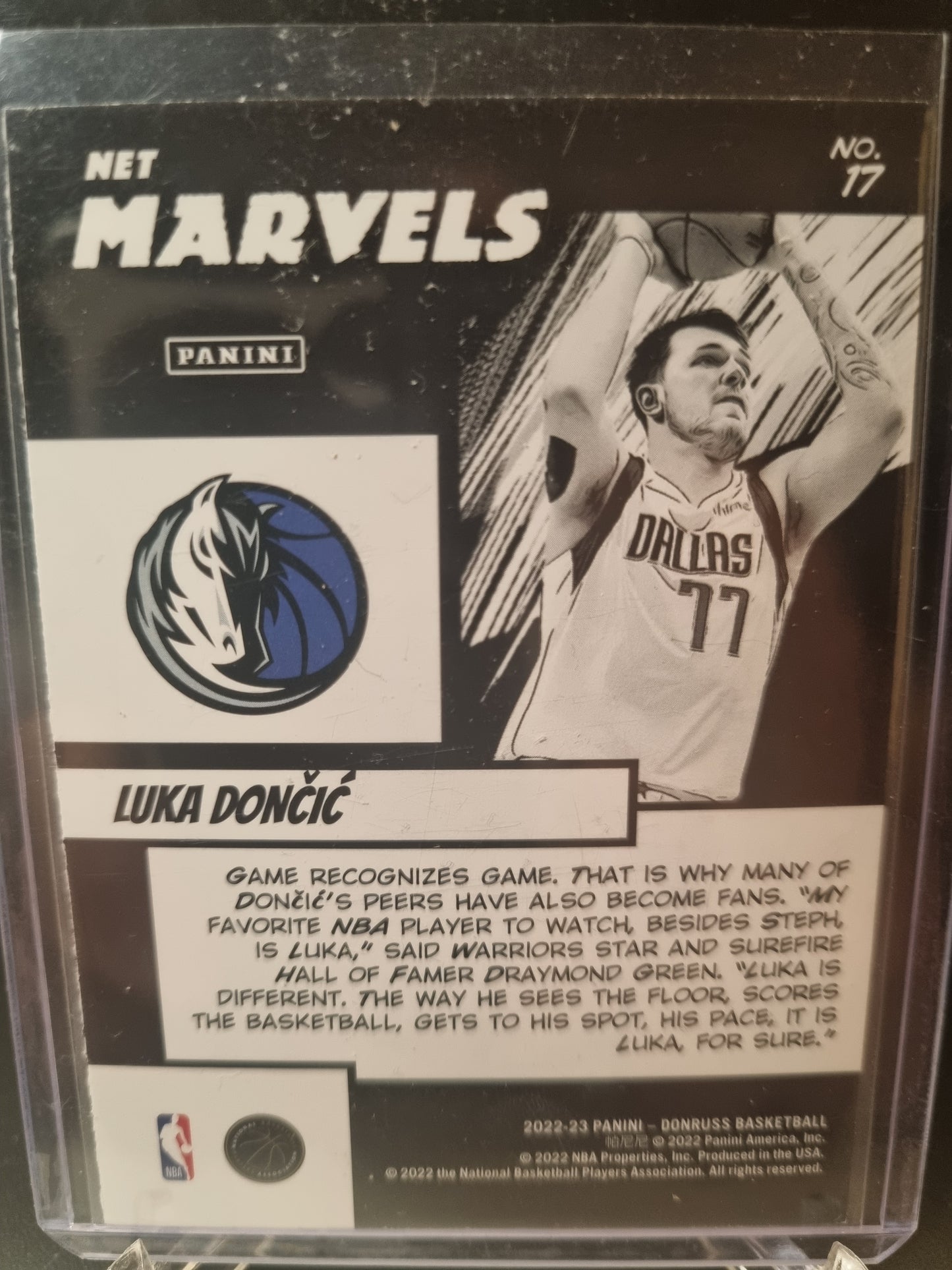 2022-23 Panini Donruss #17 Luka Doncic Net Marvels