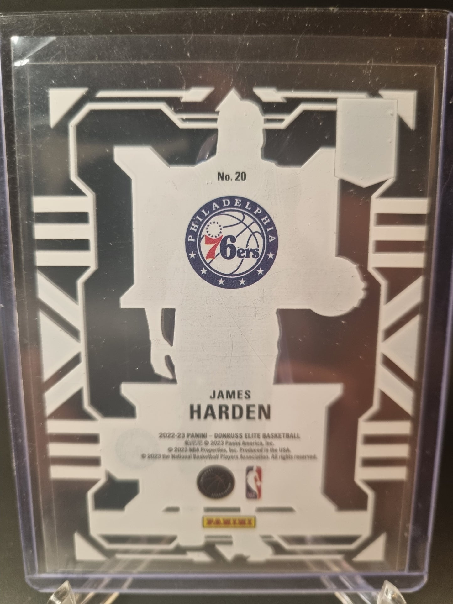 2022-23 Panini Donruss Elite #20 James Harden Clarity