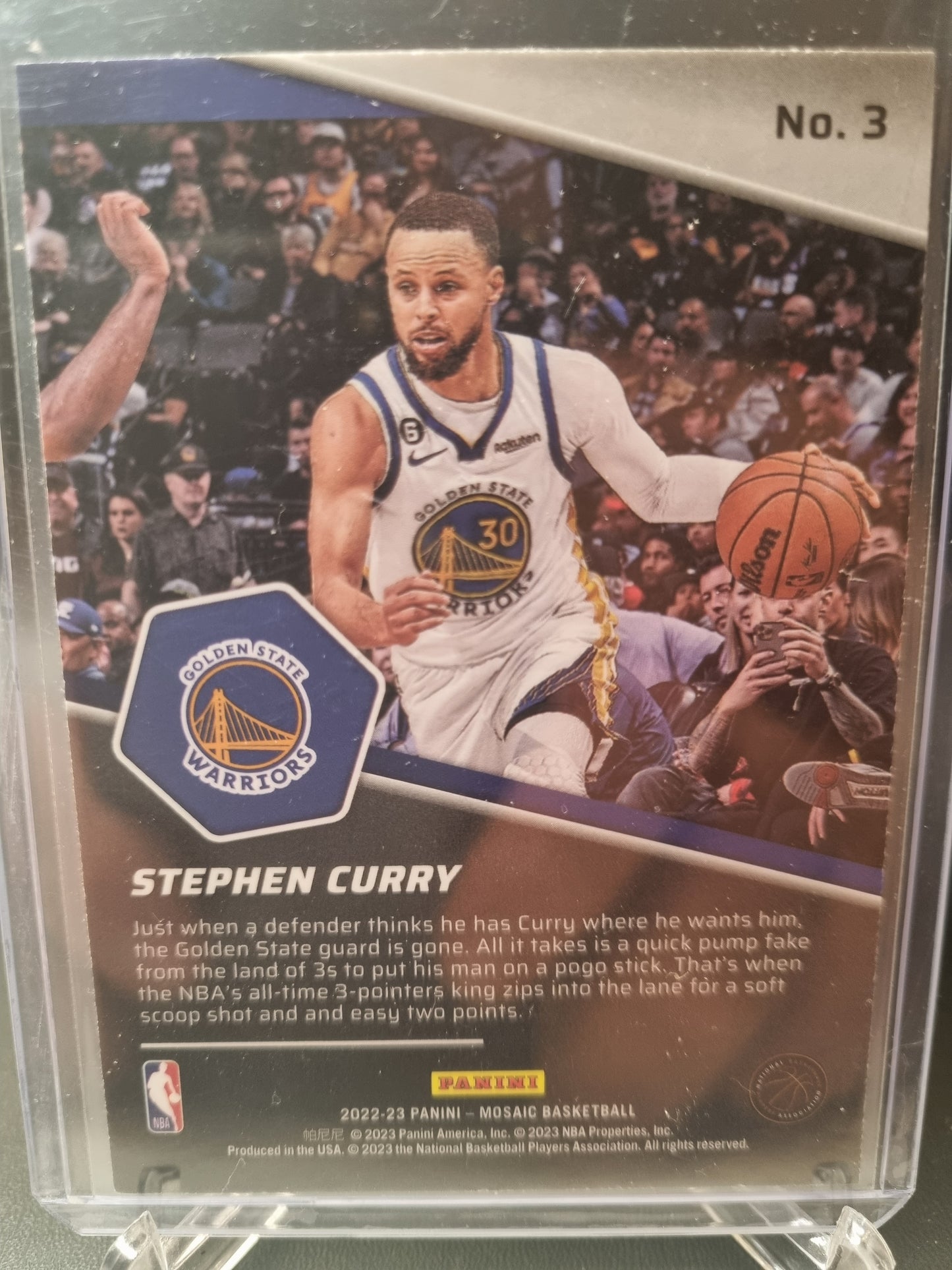 2022-23 Panini Mosaic #3 Stephen Curry Breakaway