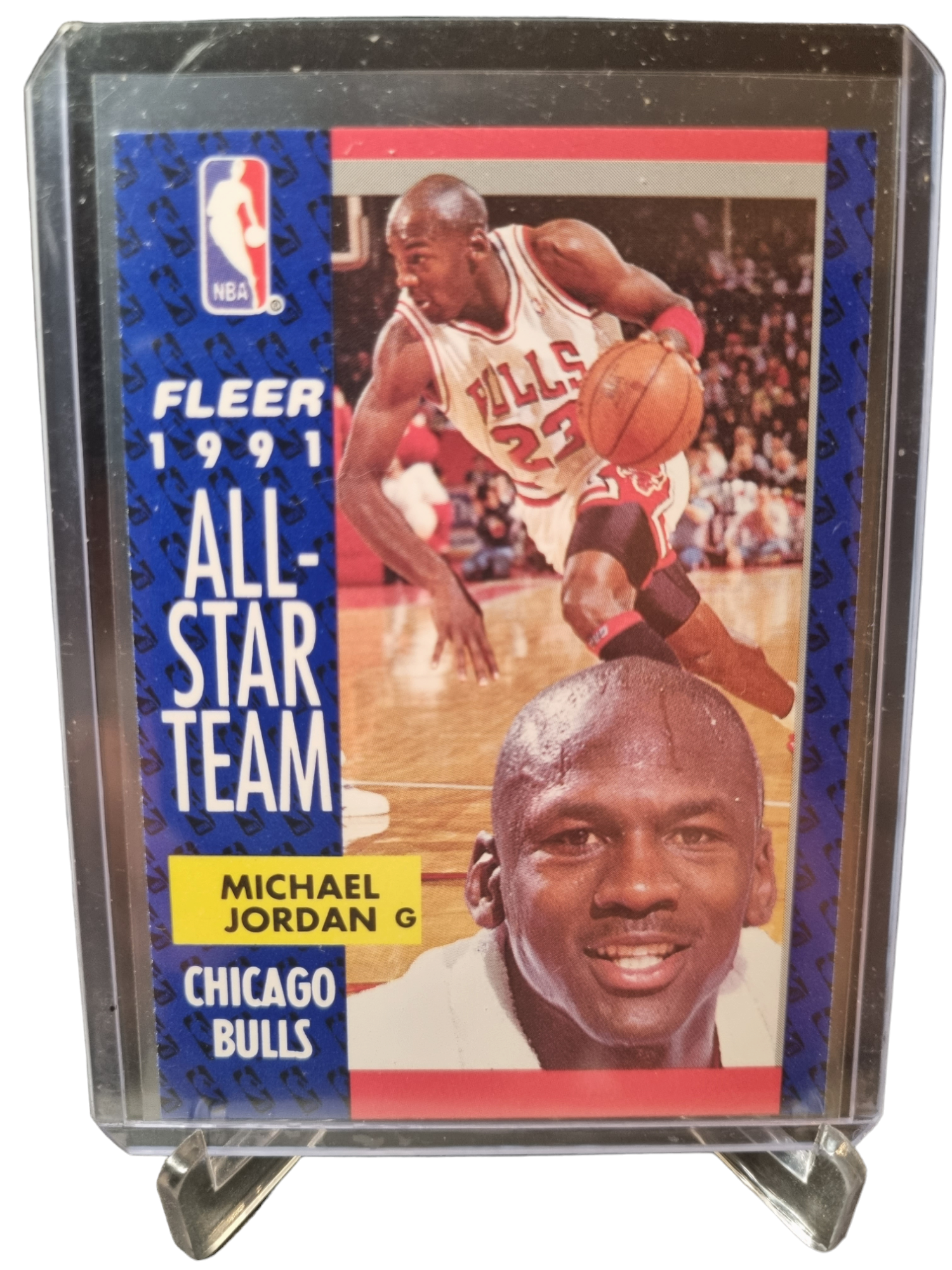 1991 Fleer #211 Michael Jordan All-Star Team – Sportscard Investor NZ