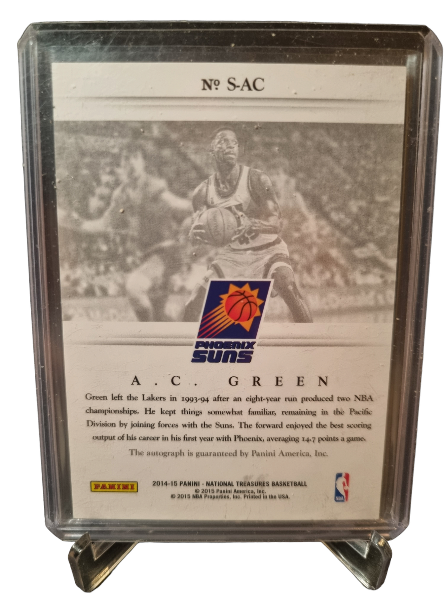 2014-15 Panini National Treasures #S-AC A.C Green On Card Autograph 57/75