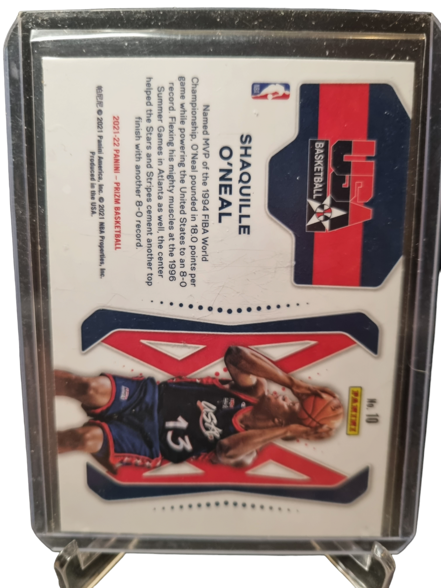 2021-22 Panini Prizm #10 Shaquille O'Neal USA Basketball