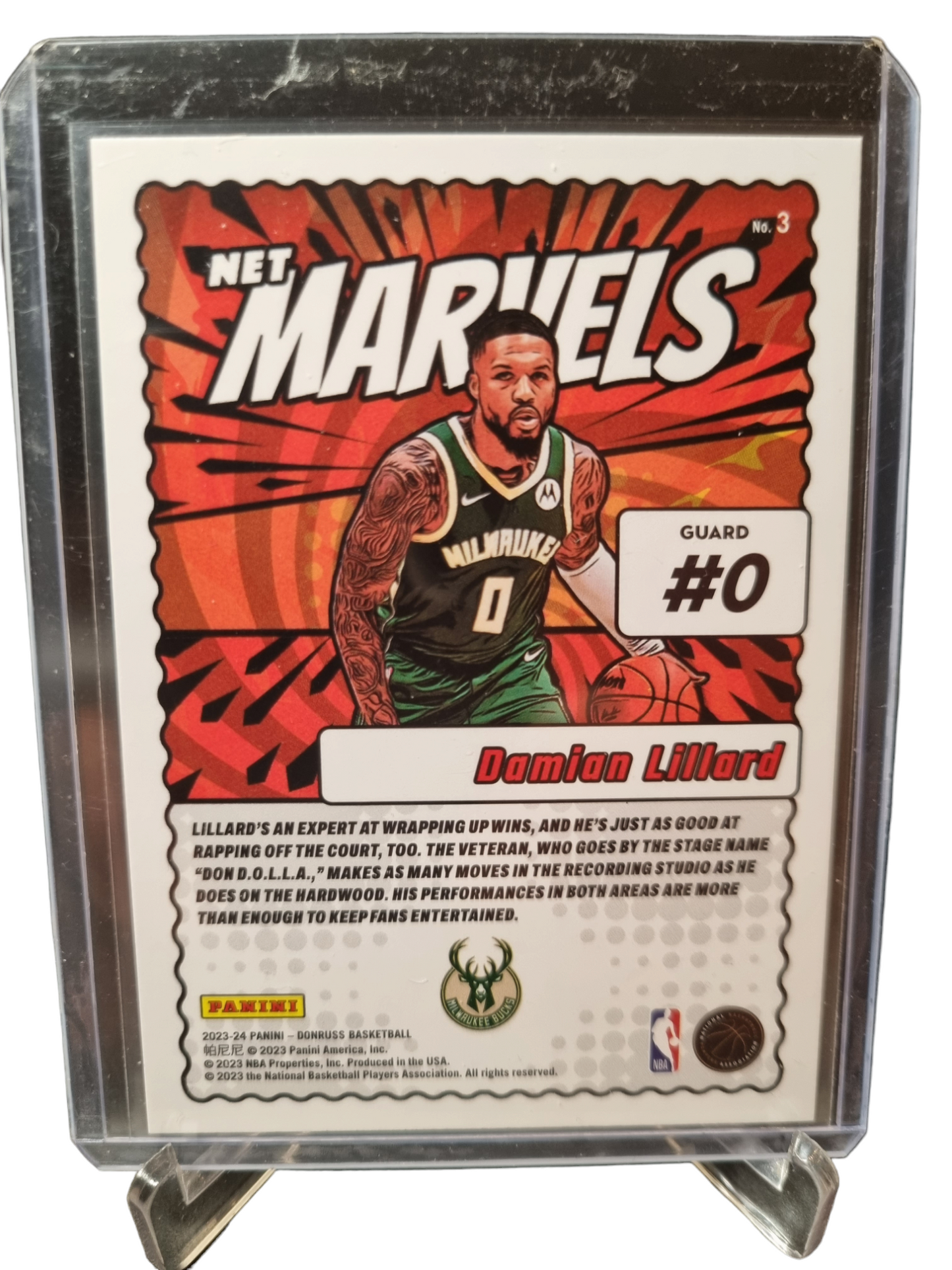 2023-24 Panini Donruss #3 Damian Lillard Net Marvels