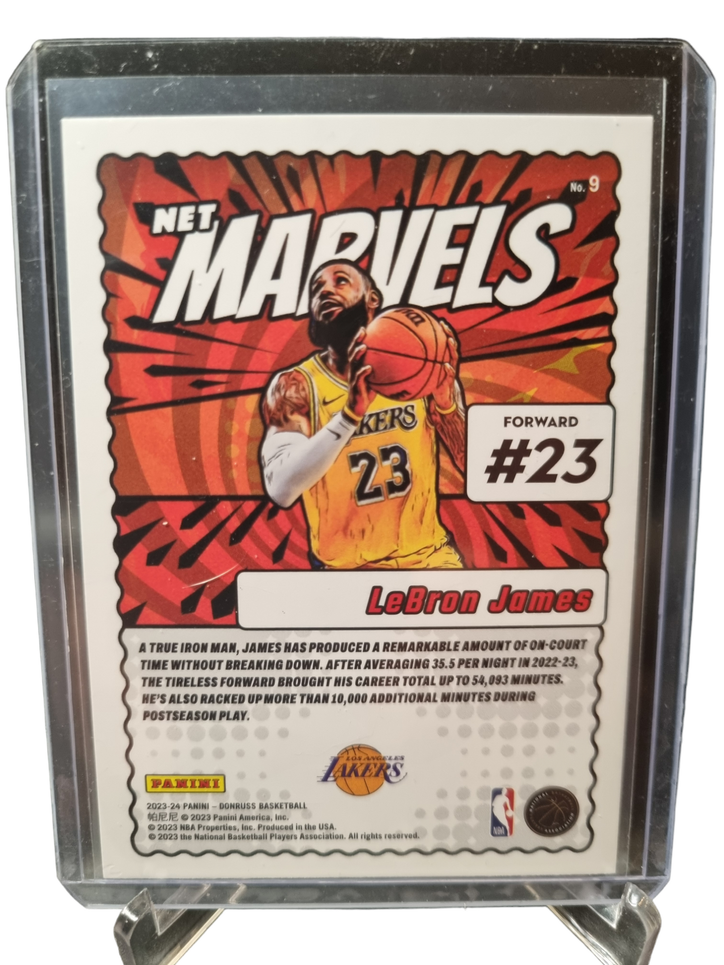 2023-24 Panini Donruss #9 Lebron James Net Marvels