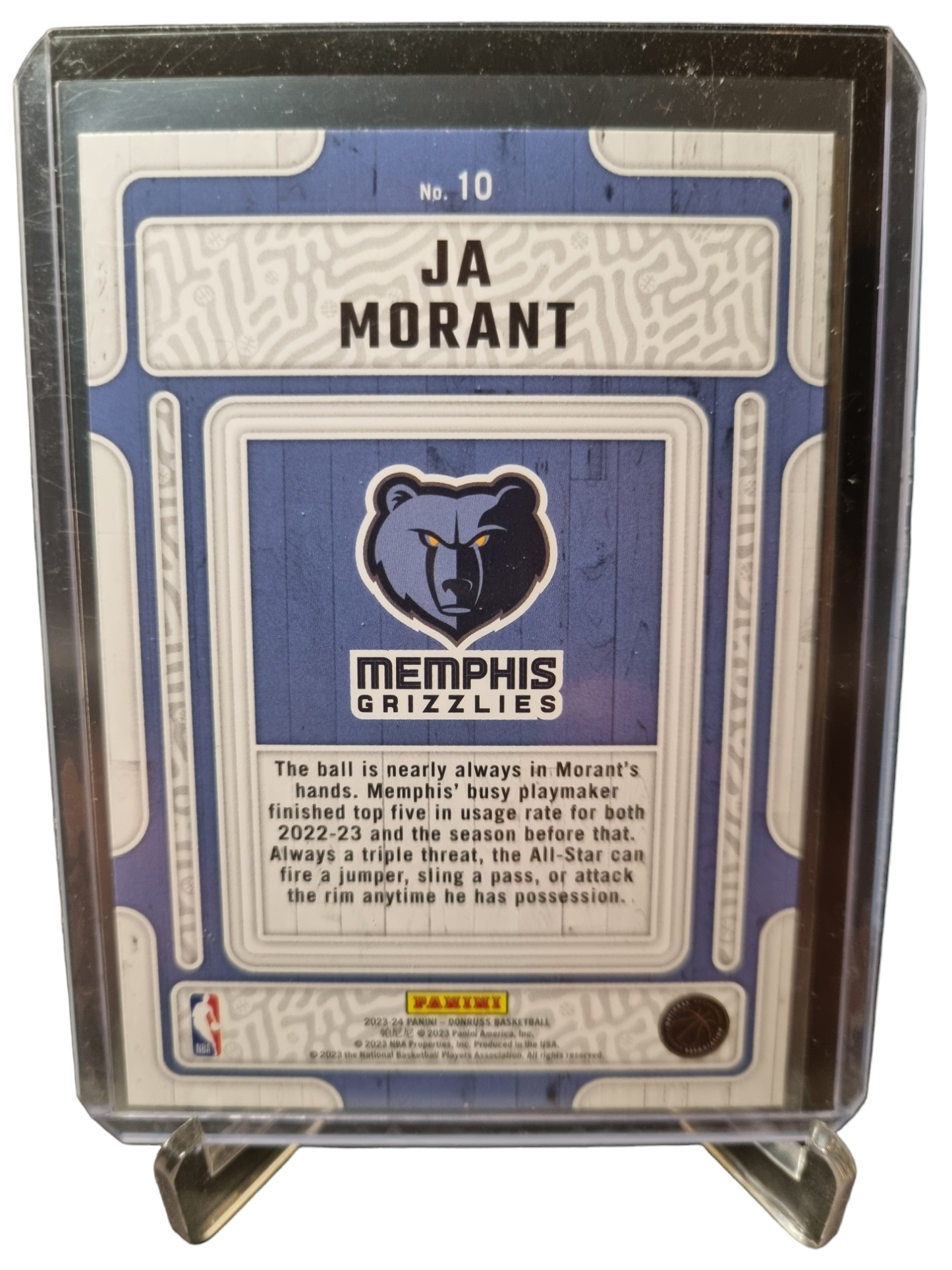 2023-24 Panini Donruss #10 JA Morant Hardwood Masters
