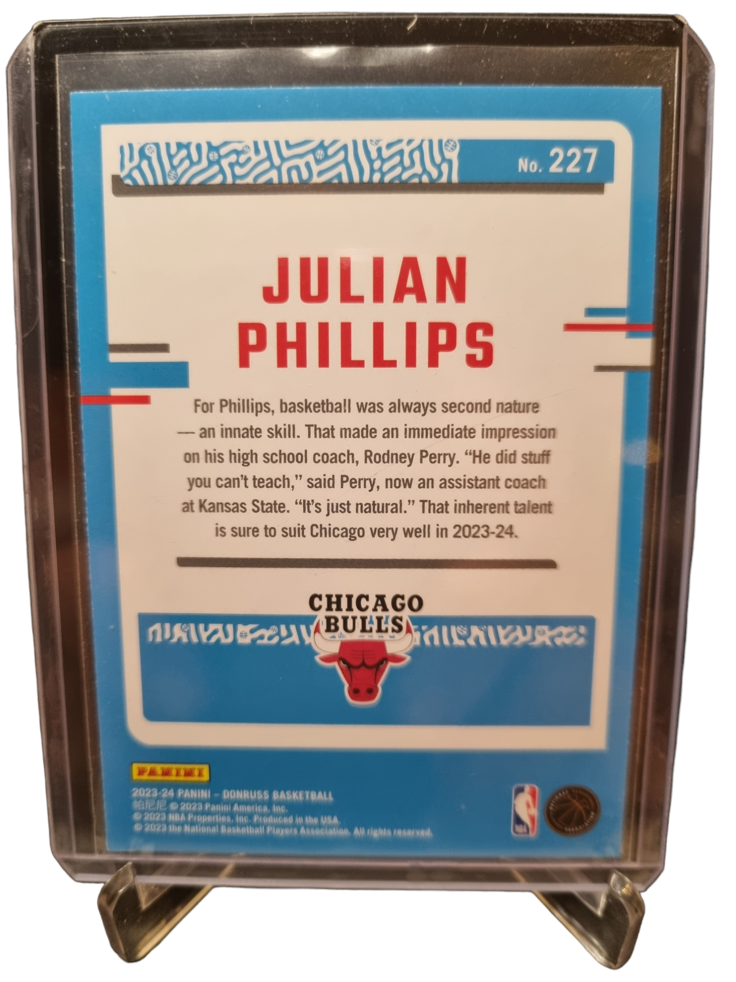 2023-24 Panini Donruss #227 Julian Phillips Rookie Card Rated Rookie