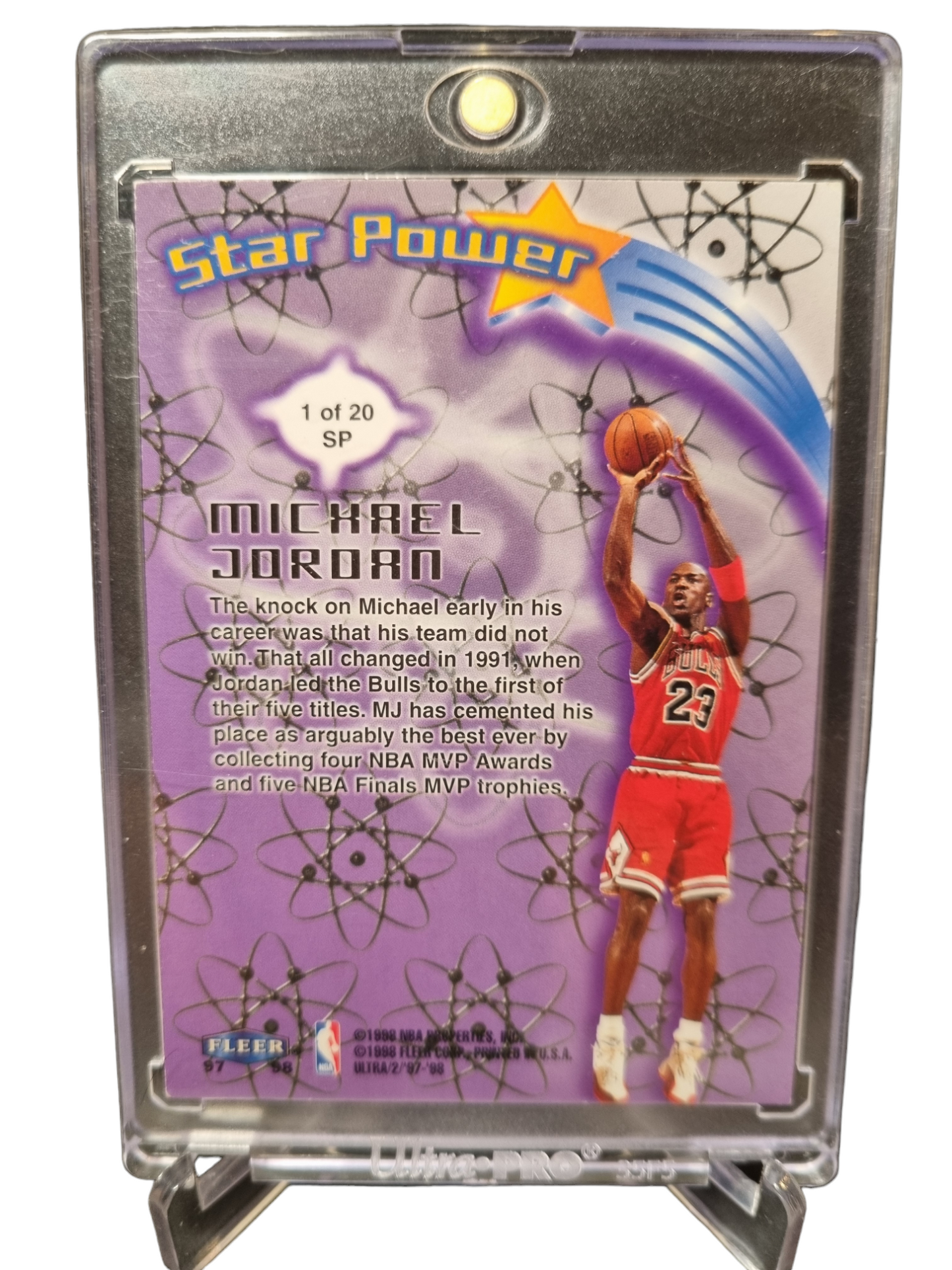 1997-98 Fleer Ultra #1 of 20 SP Michael Jordan Star Power