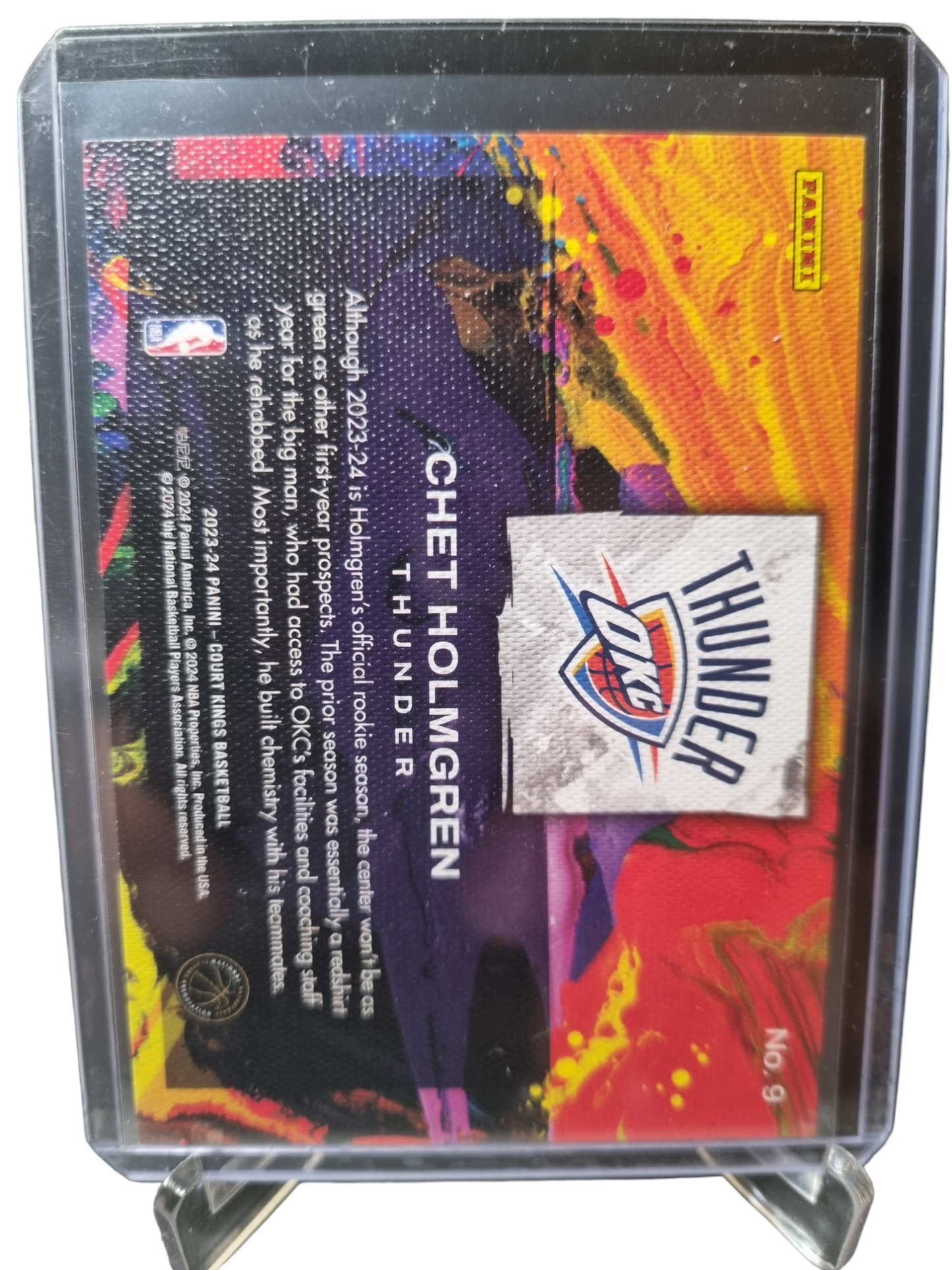 2023-24 Panini Court Kings #9 Chet Holmgren Artistry In Motion