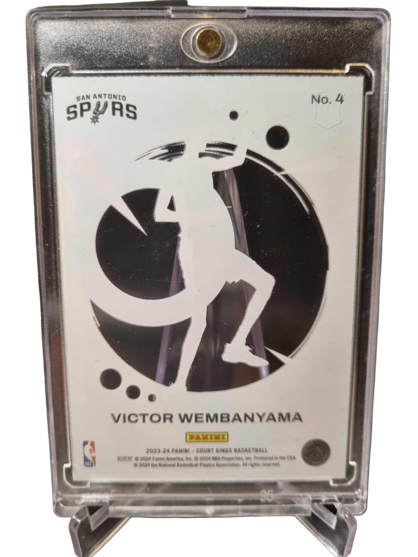 2023-24 Panini Court Kings #4 Victor Wembanyama Rookie Card Acetate
