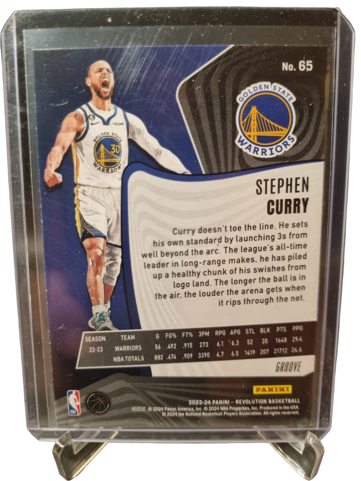 2023-24 Panini Revolution #65 Stephen Curry Groove
