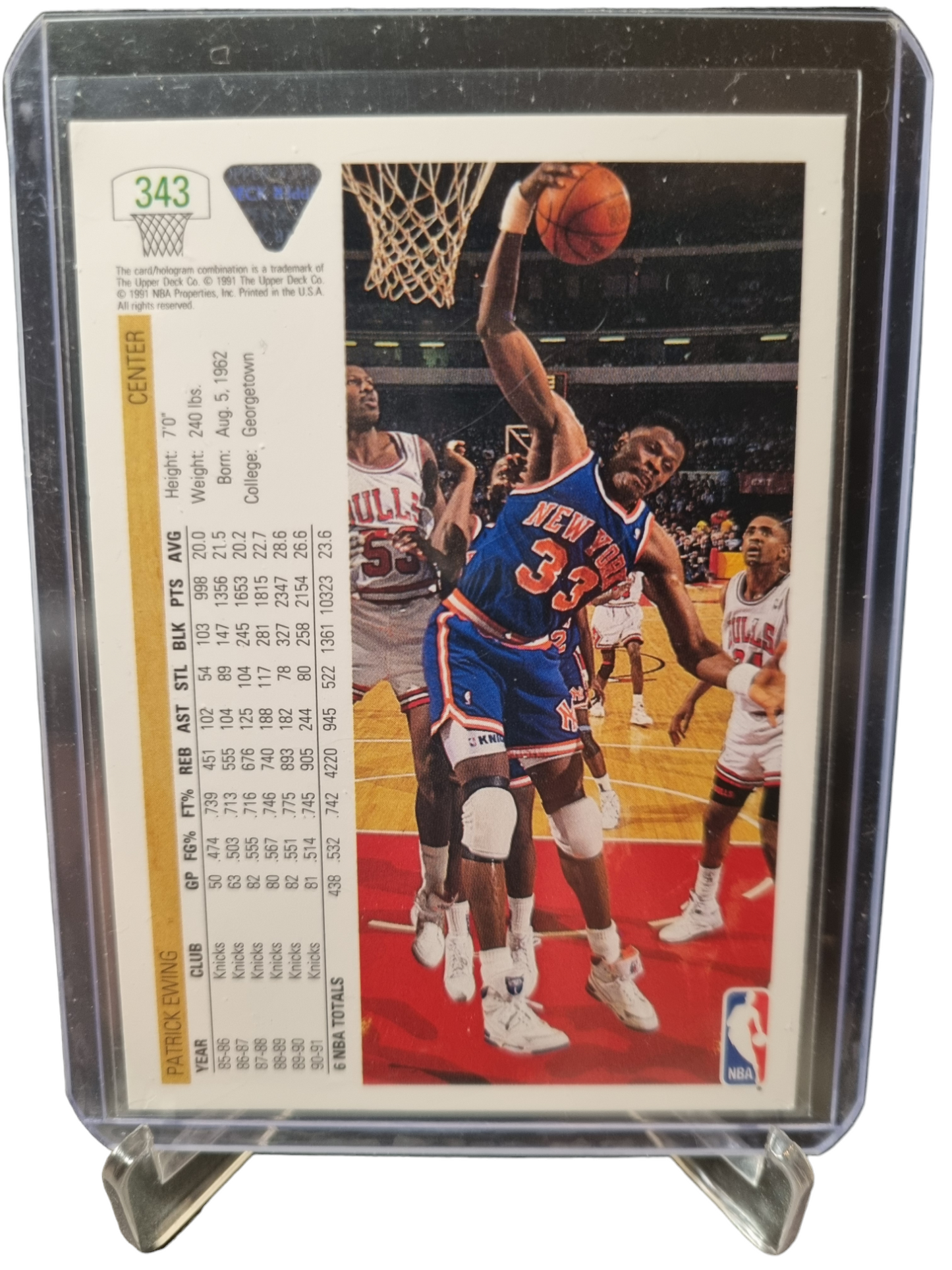 1991 Upper Deck #343 Patrick Ewing
