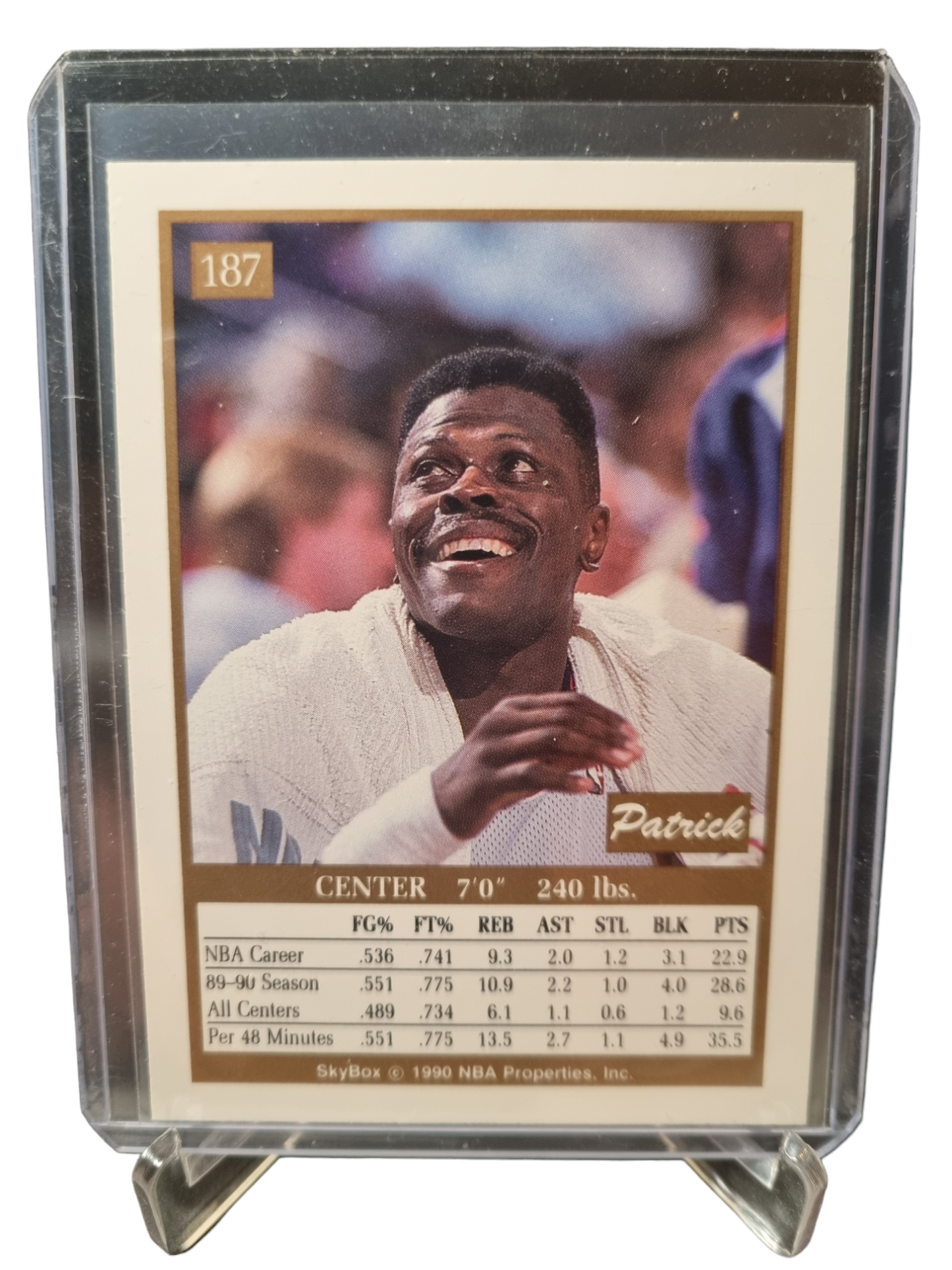1990 Skybox #187 Patrick Ewing