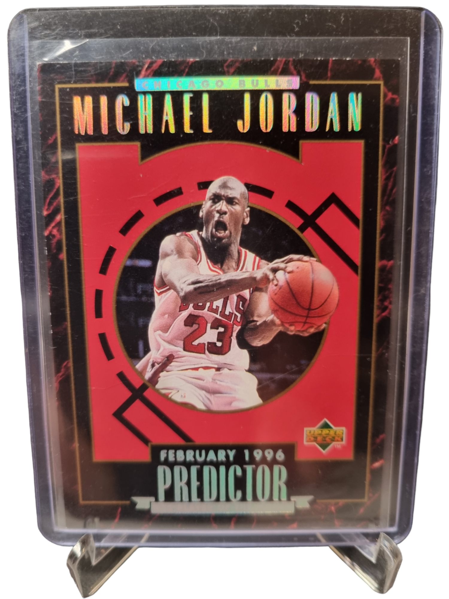 1996 upper deck michael jordan predictor