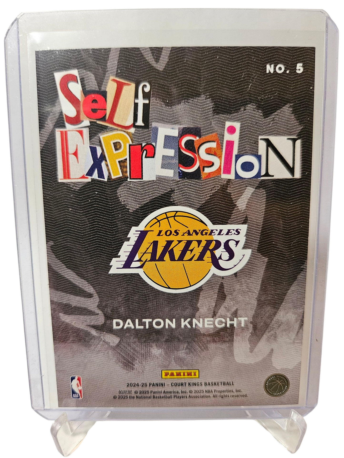 2024-25 Panini Court Kings #5 Dalton Knecht Rookie Card Self Expression