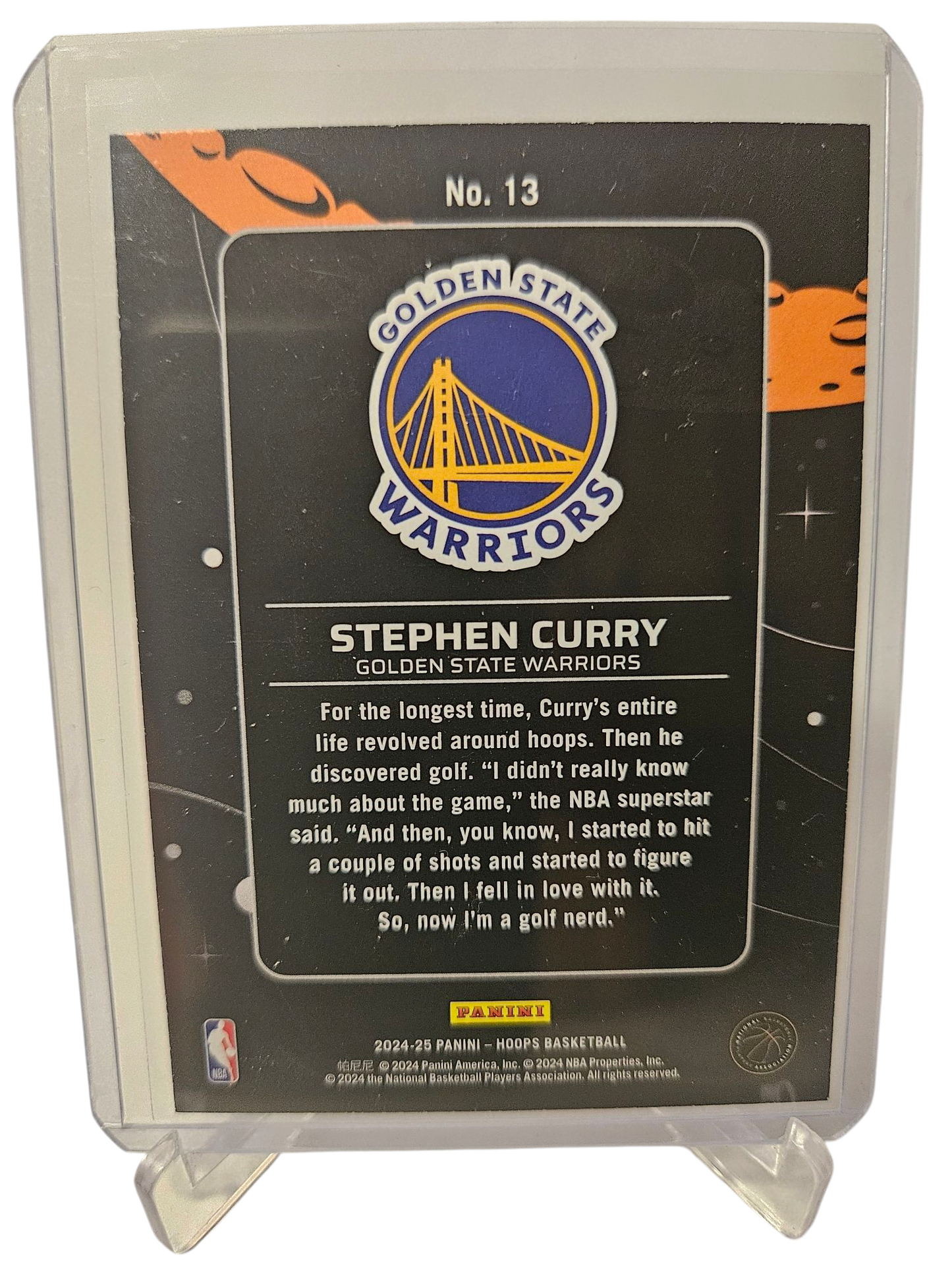 2024-25 Panini Hoops #13 Stephen Curry Anti Gravity
