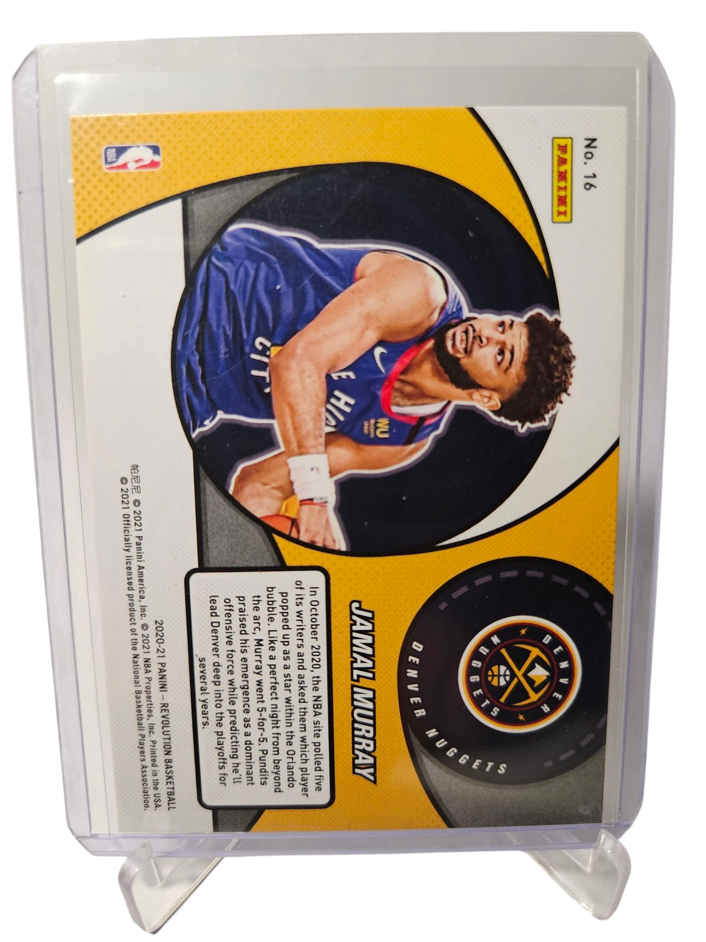 2021-22 Panini Revolution #16 Jamal Murray Vortex