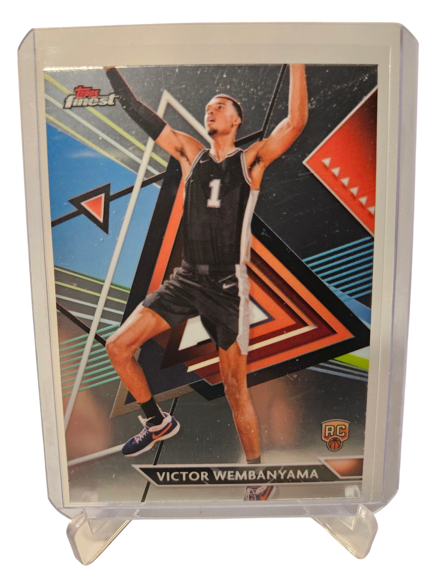 2023-24 Topps Finest #197 Victor Wembanyama Rookie Card 