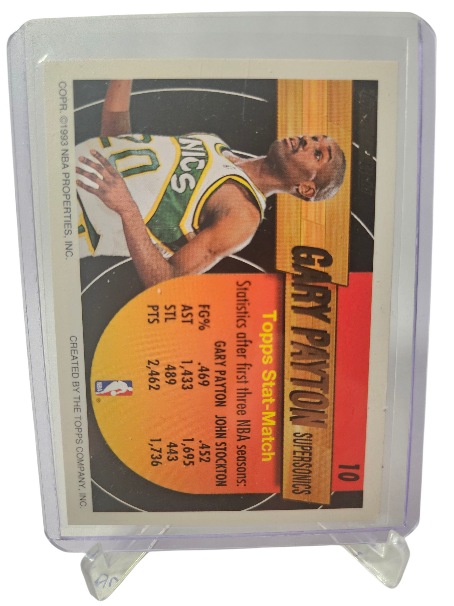 1993 Topps #10 Gary Payton Topps Black Gold