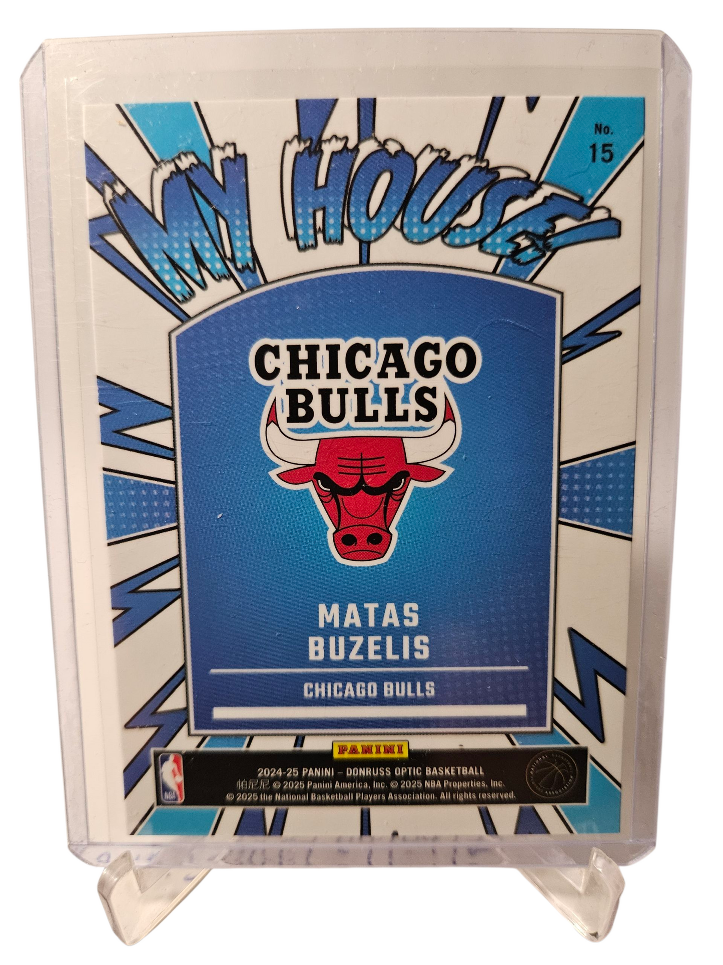2024-25 Panini Donruss Optic #15 Matas Buzelis Rookie Card My House