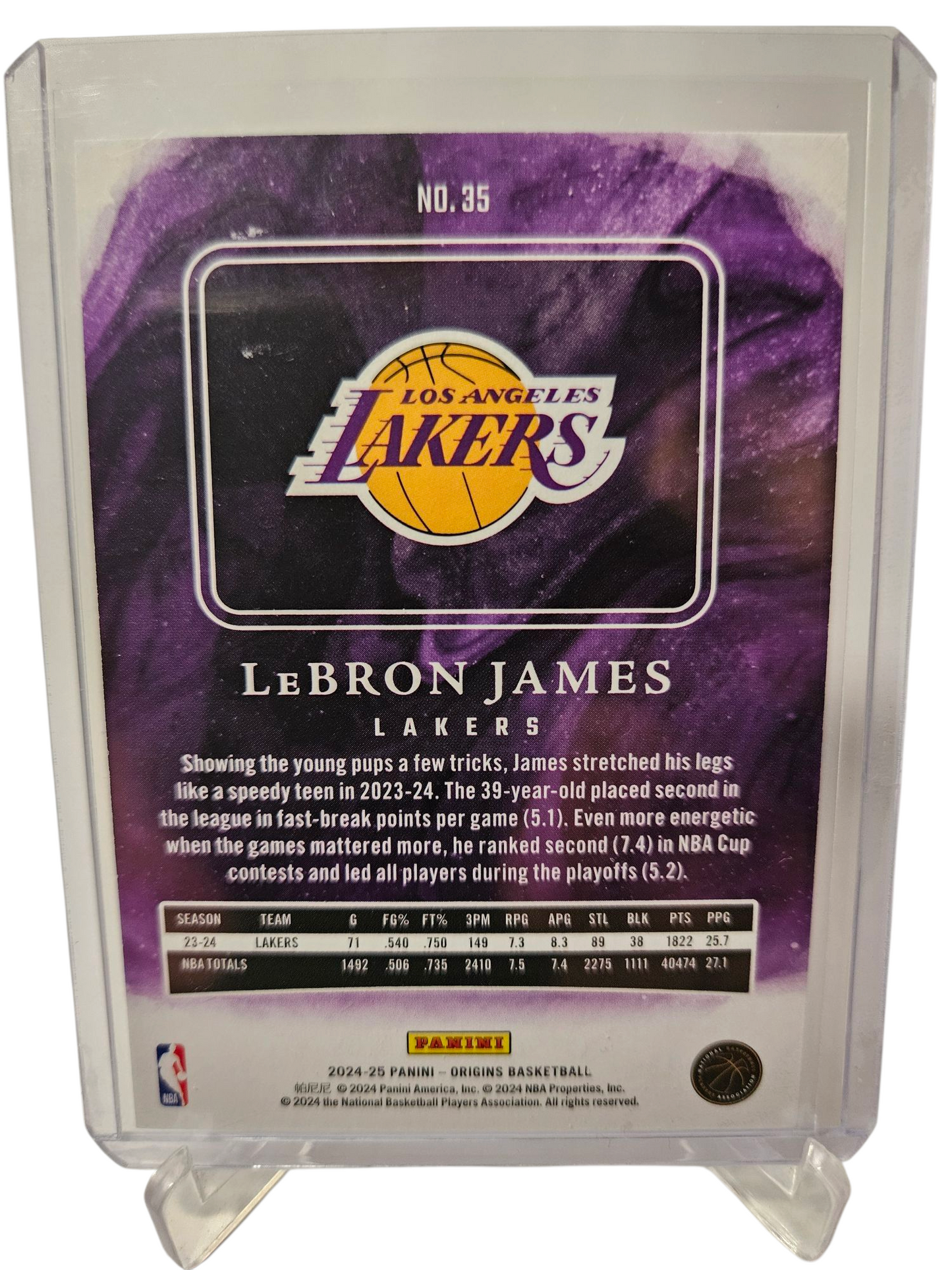2024-25 Panini Origins #35 Lebron James