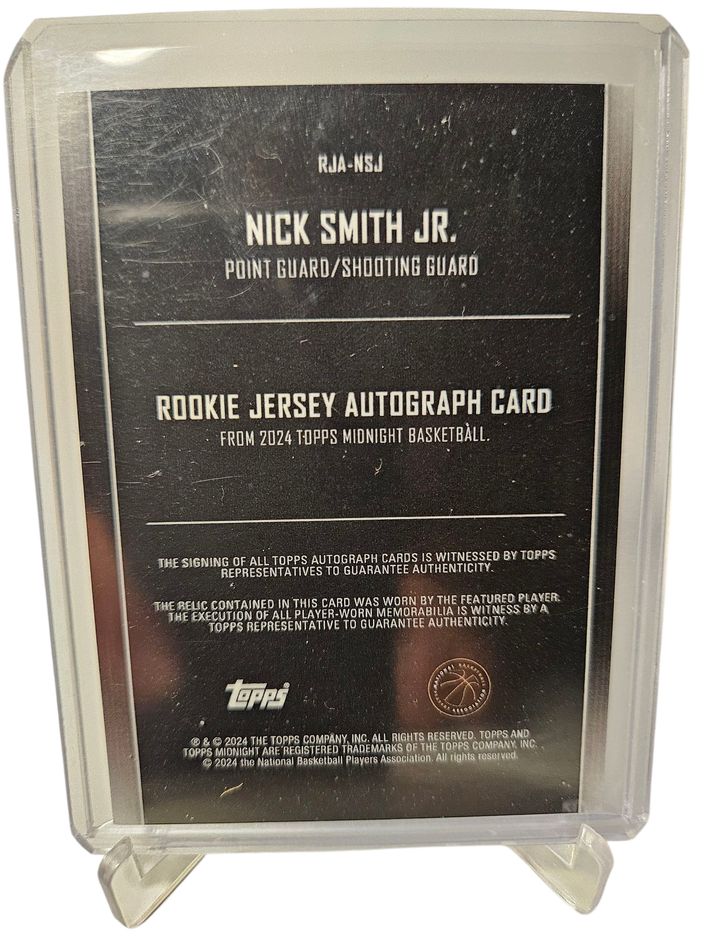 2023-24 Topps Midnight #RJA-NSJ Nick Smith JR RPA