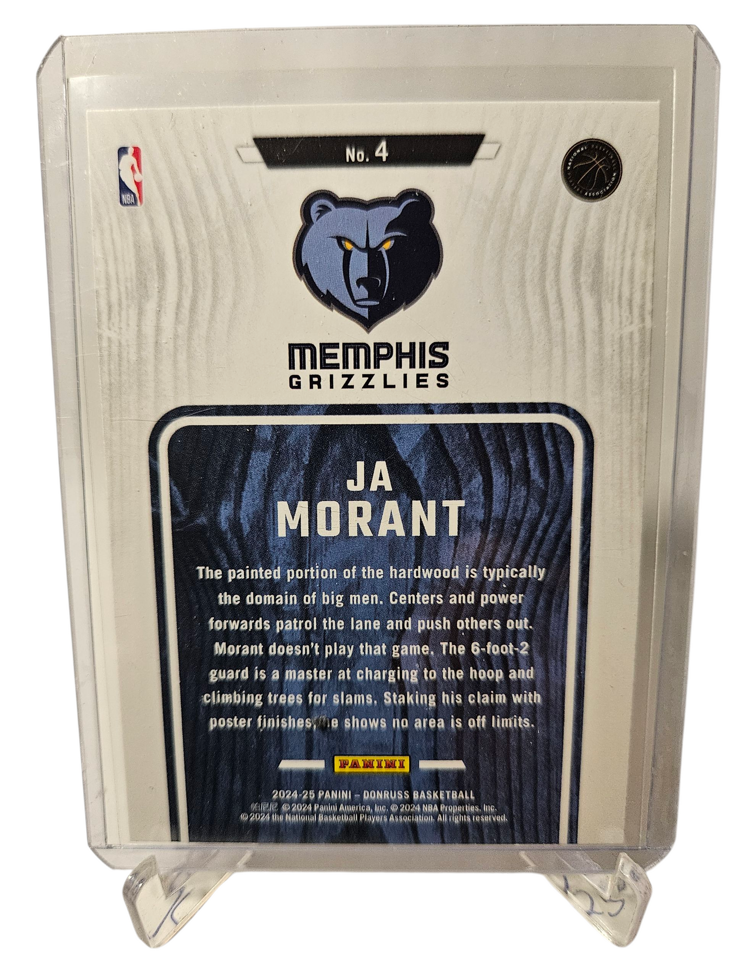 2024-25 Panini Donruss #4 JA Morant Hardwood Masters