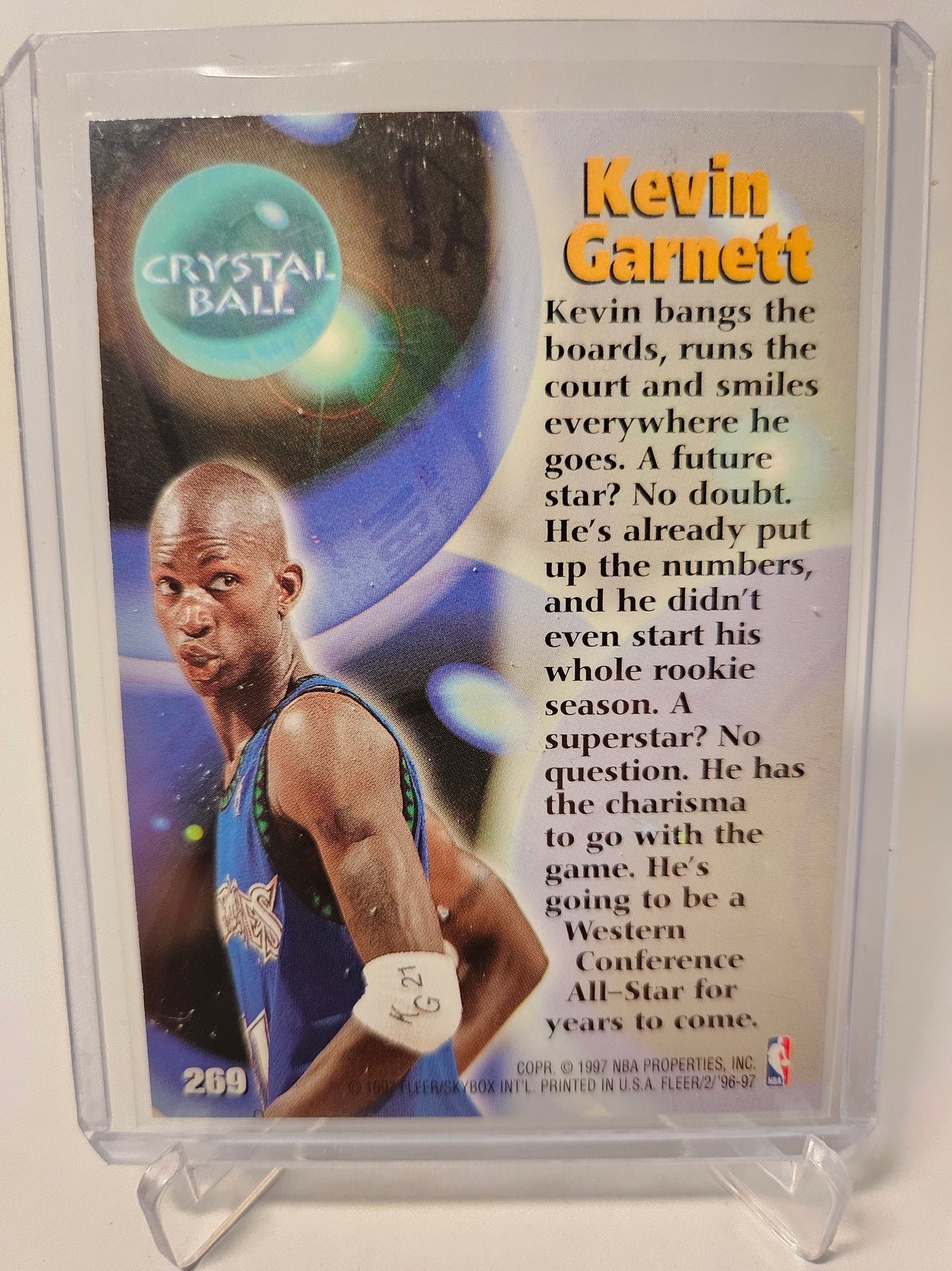 1996-97 Fleer #269 Kevin Garnett Crystal Ball