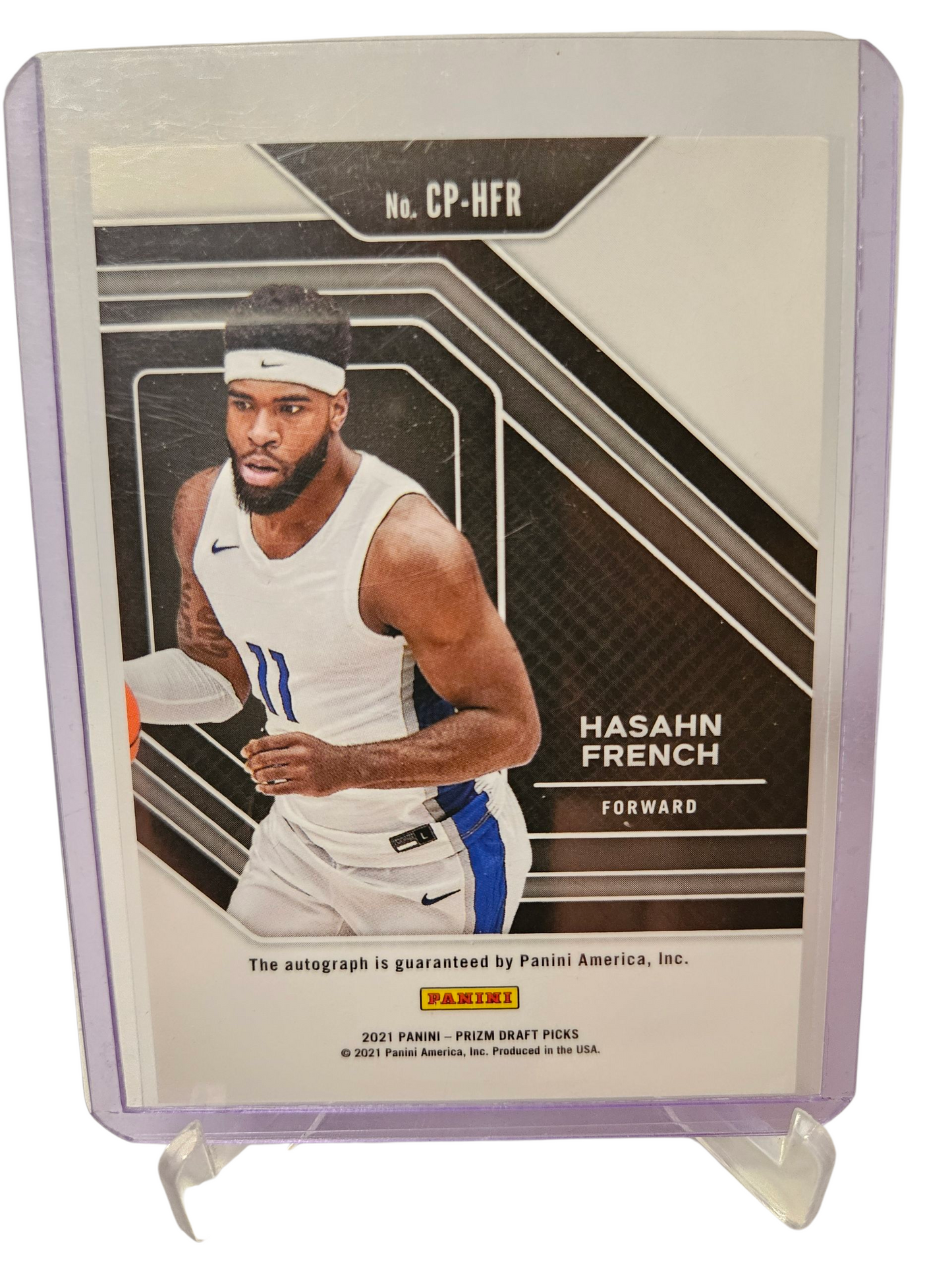 2021 Prizm Draft Picks #CP-HFR Hasahn French Penmanship Autograph