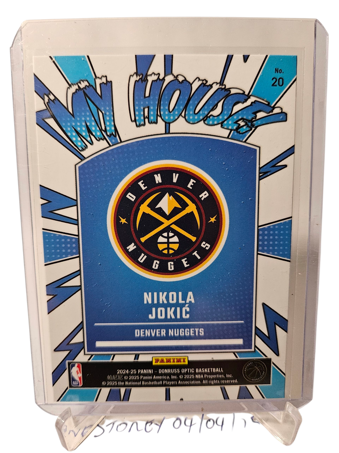 2024-25 Panini Donruss Optic #20 Nikola Jokic My House