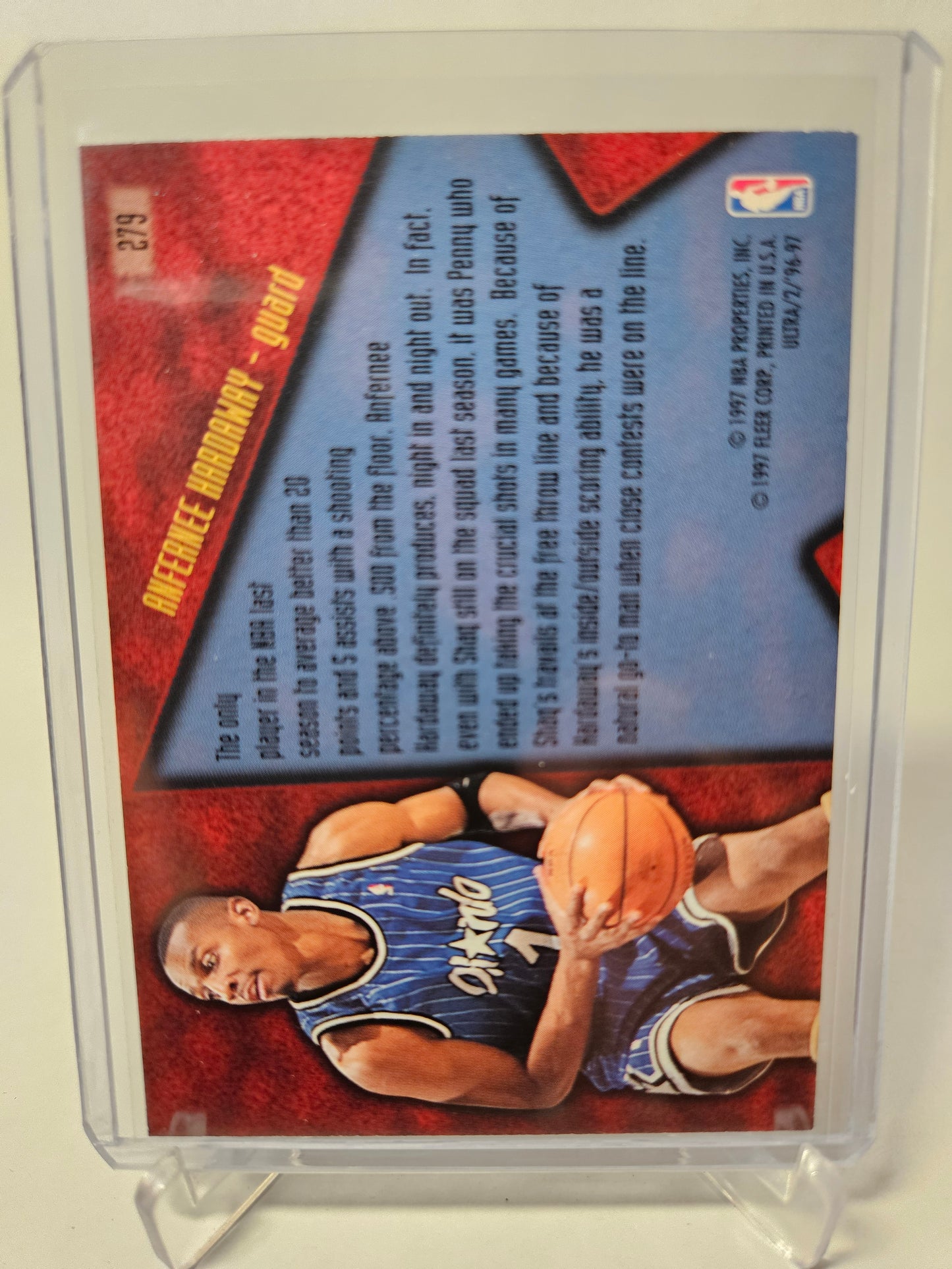1996-97 Fleer Ultra #G-279 Anfernee Hardaway Step it Up