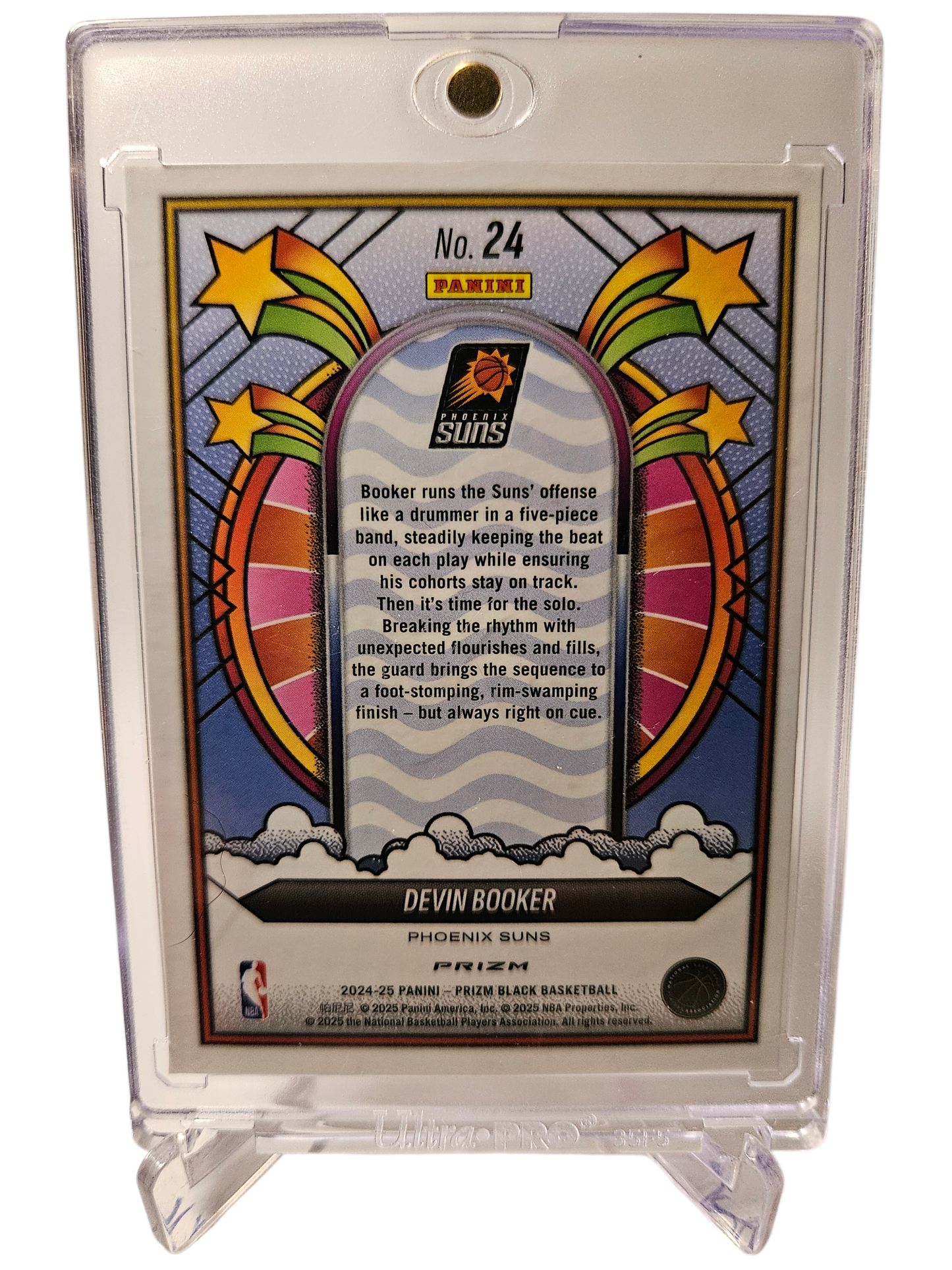 2024-25 Panini Prizm Black #24 Devon Booker Groovy Black Prizm Case Hit