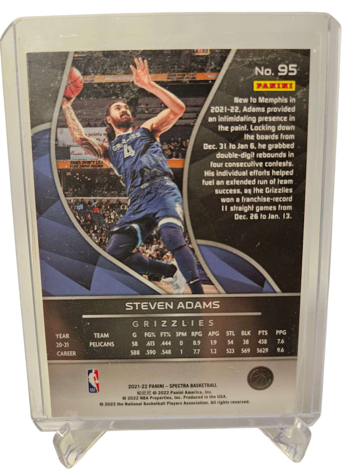 2021-22 Panini Spectra #95 Steven Adams
