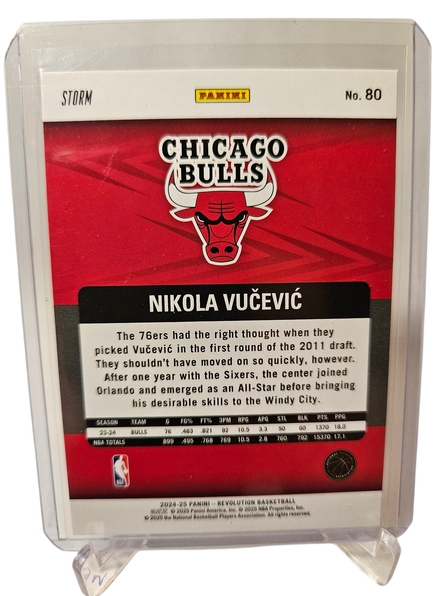 2024-25 Panini Revolution #80 Nikola Vucevic Storm