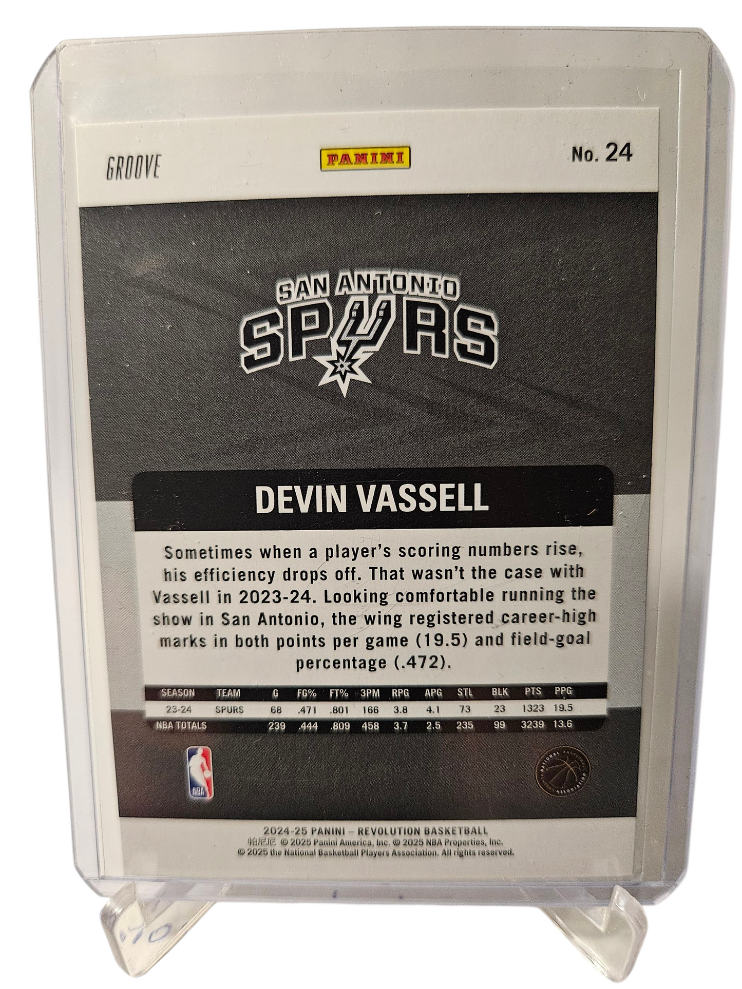 2024-25 Panini Revolution #24 Devin Vassell Groove
