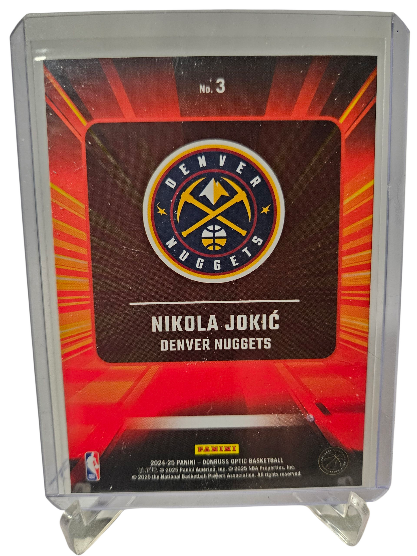 2024-25 Panini Donruss Optic #3 Nikola Jokic Express Lane
