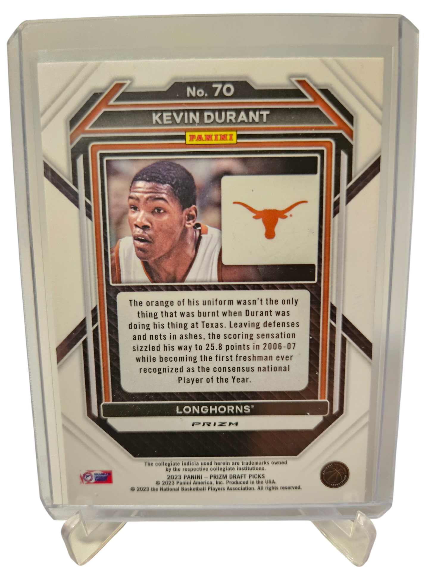 2023 Panini Prizm Draft Picks #70 Kevin Durant Purple Wave Prizm