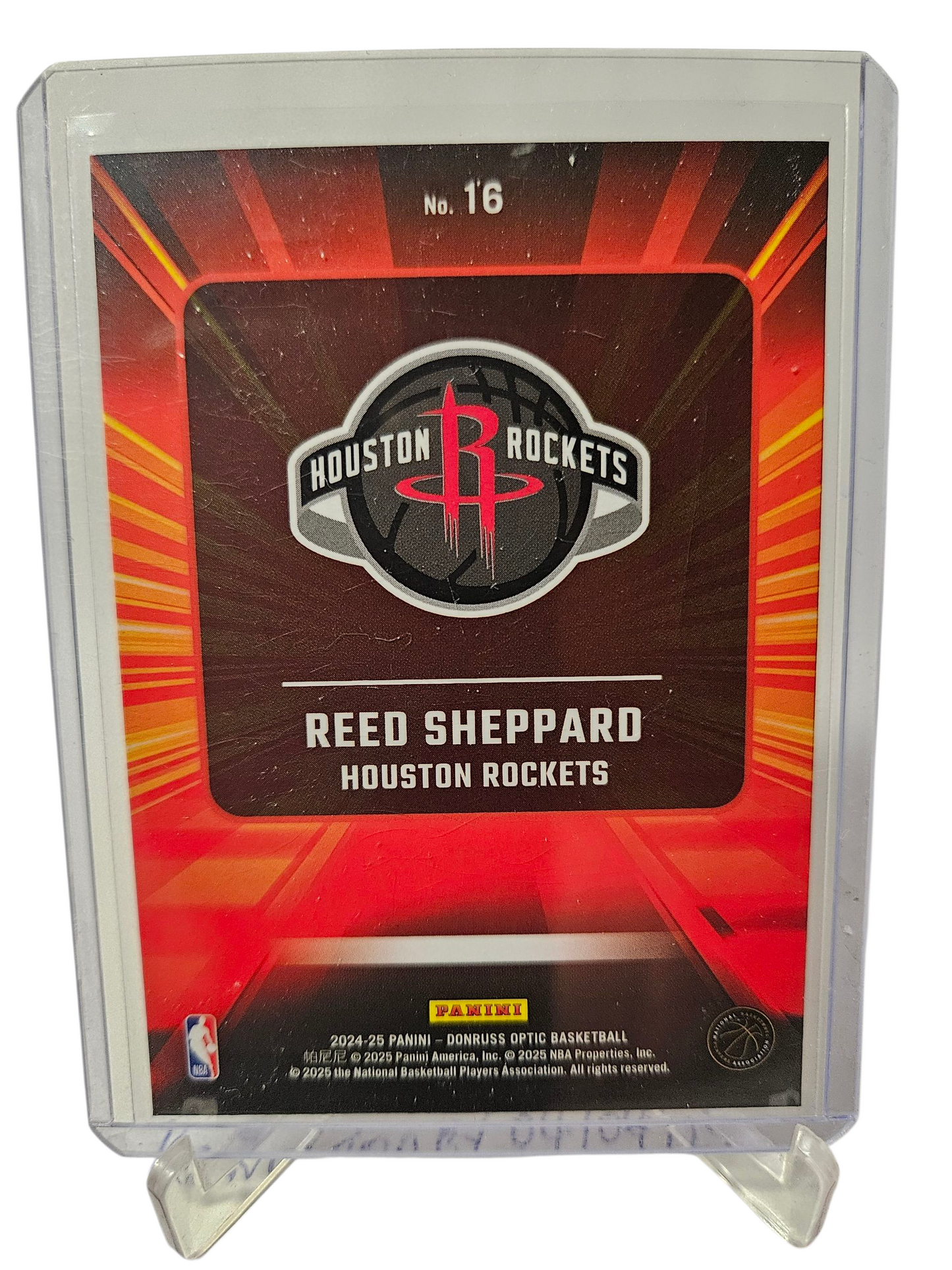 2024-25 Panini Donruss Optic #16 Reed Sheppard Rookie Card Express Lane