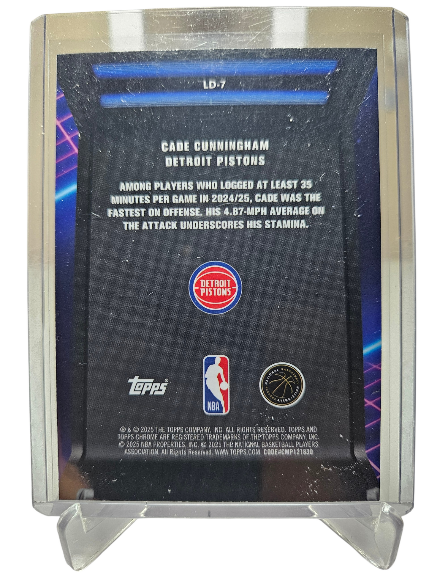 2025-26 Topps Chrome #LD-7 Cade Cunningham Loading