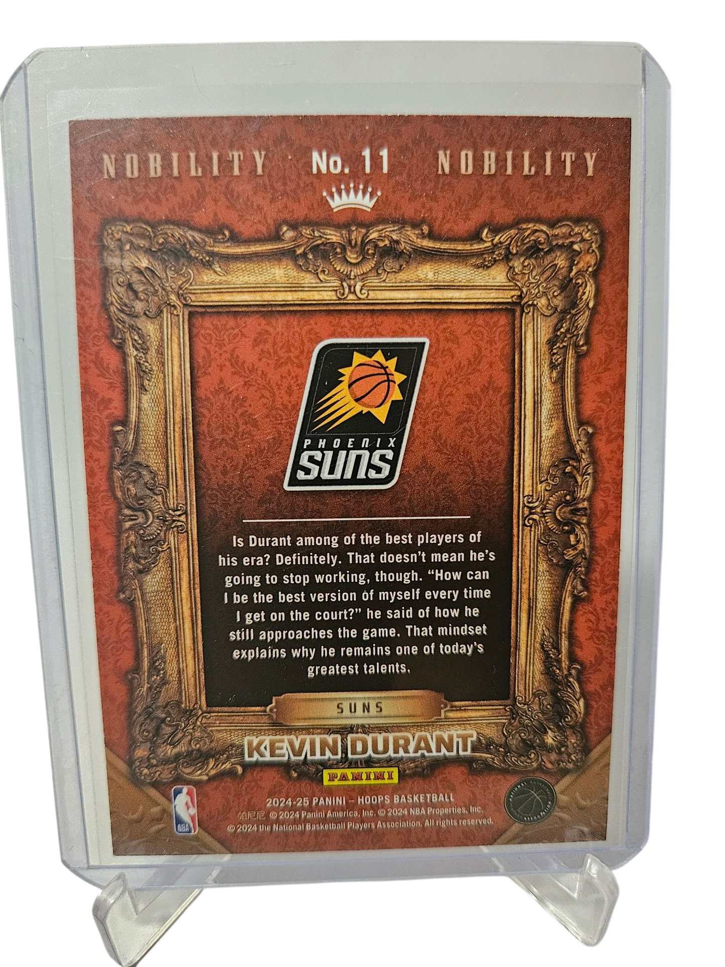2024-25 Panini Hoops #11 Kevin Durant Nobility