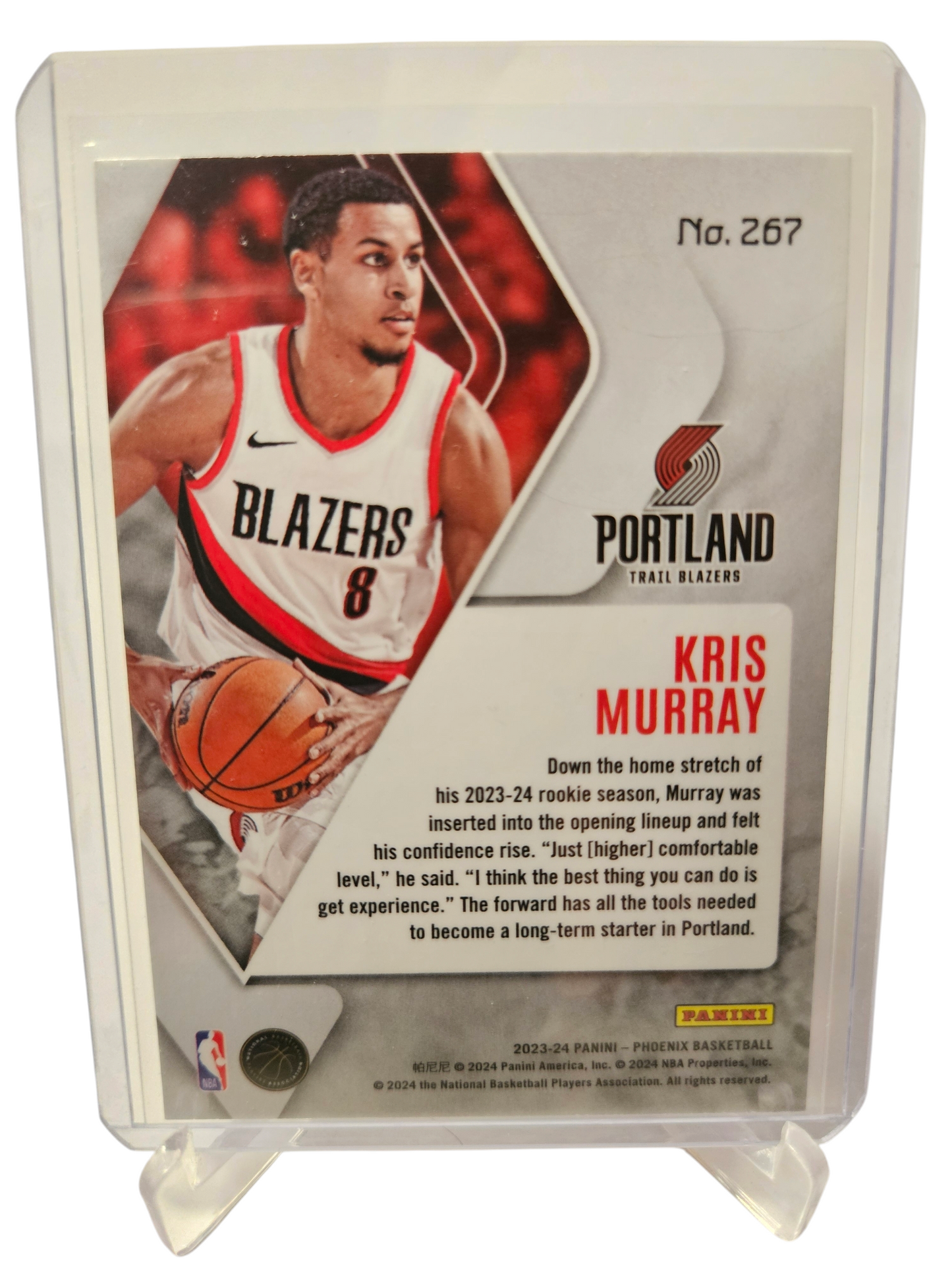 2023-24 Panini Phoenix #267 Kris Murray Rookie Card Scope