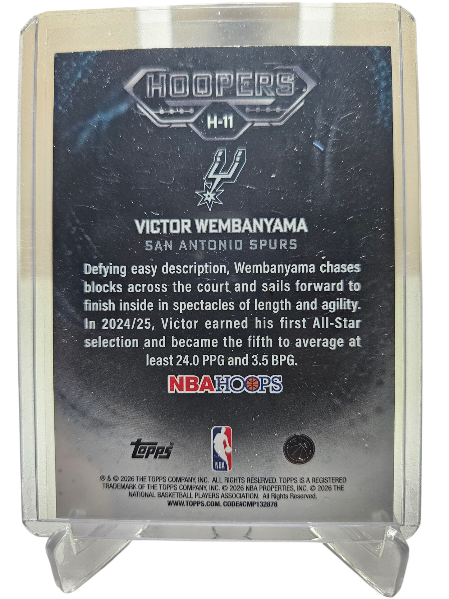 2025-26 Topps Hoops #H-11 Victor Wembanyama Hoopers