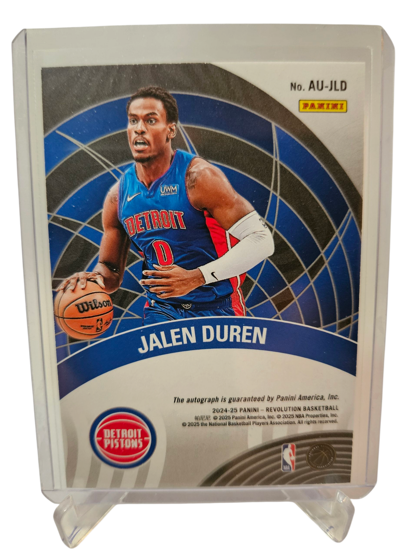2024-25 Panini Revolution #AU-JLD Jalen Duren Autograph