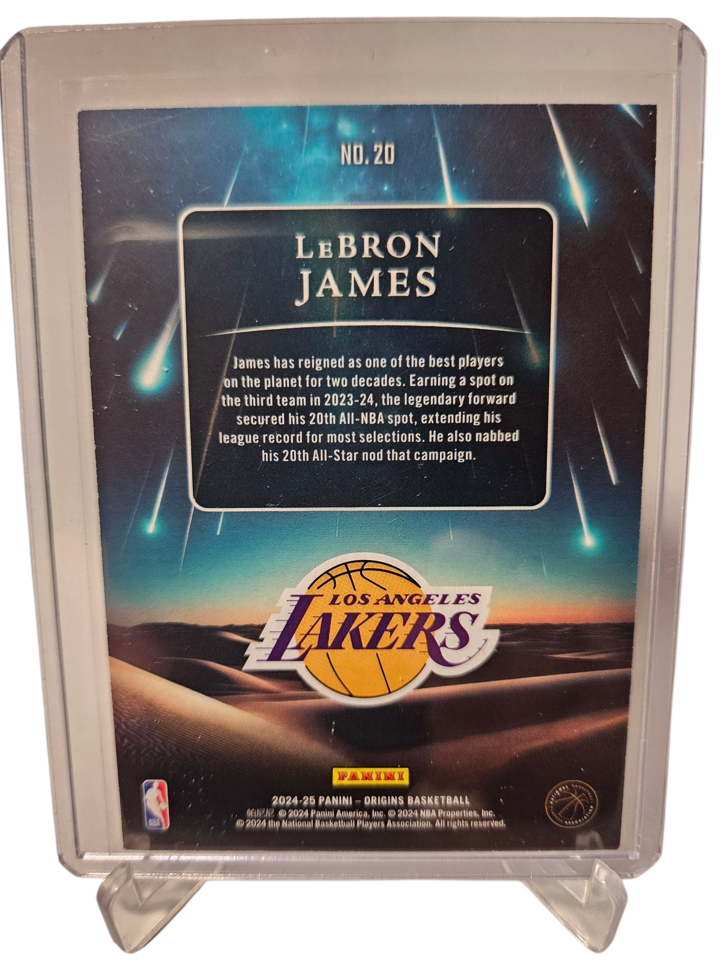 2024-25 Panini Origins #20 Lebron James Meteor Shower