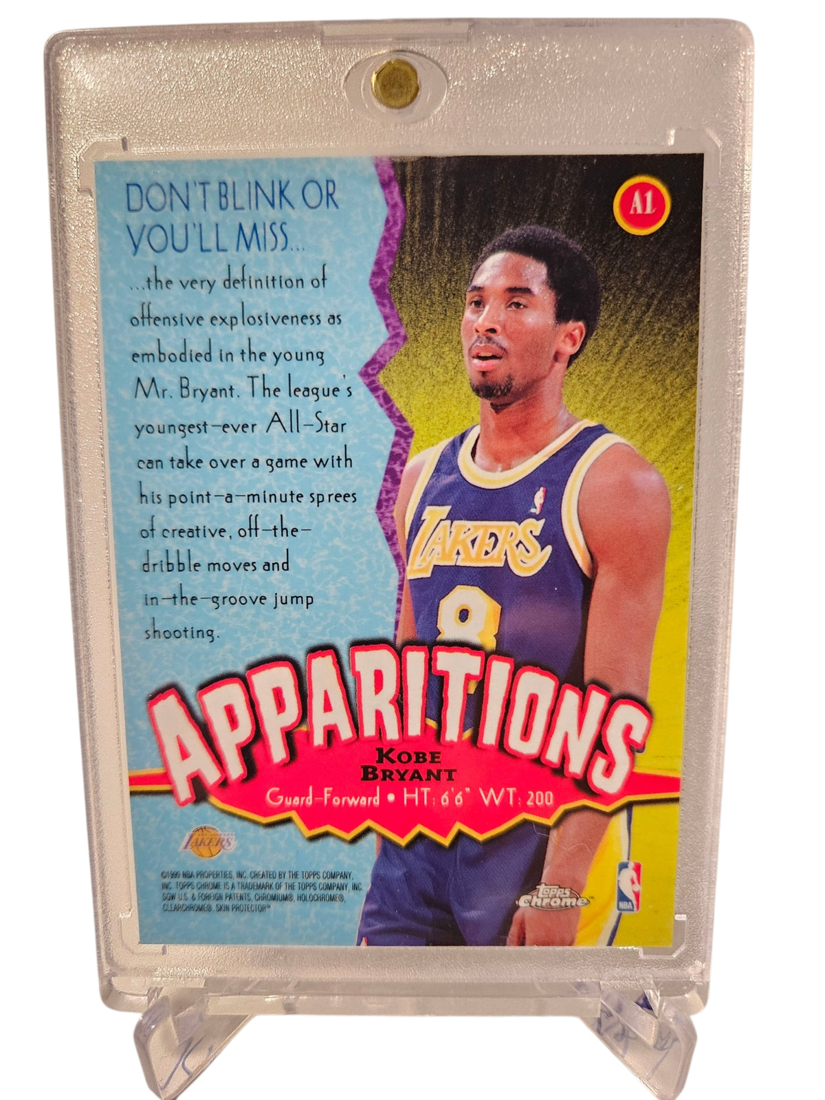1999 Topps Chrome #8A1 Kobe Bryant Apparitions