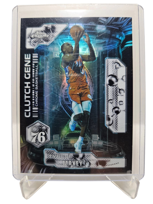 2025-26 Topps Chrome #CG-2 Tyrese Maxey Cluth Gene