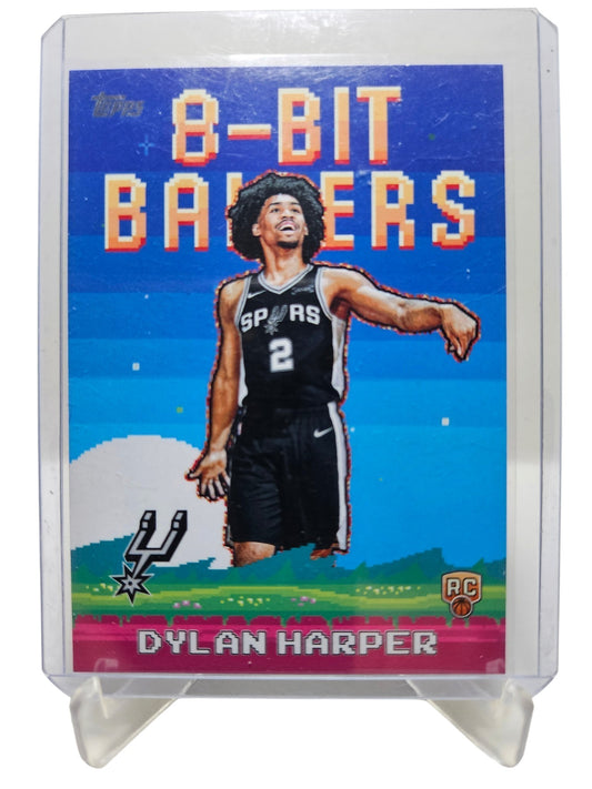 2025-26 Topps Chrome #8B-32 Dylan Harper Rookie Card 8 Bit Ballers