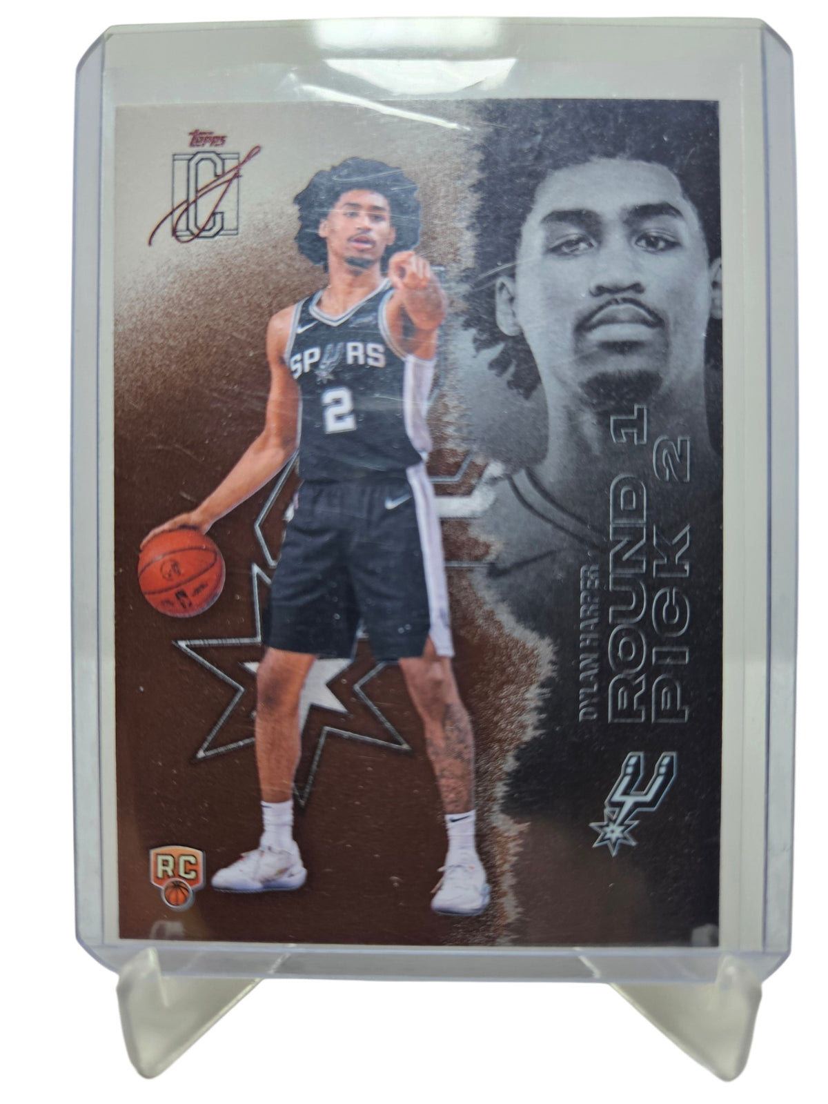 2025-26 Topps Signature Class #102 Dylan Harper Rookie Card Brown