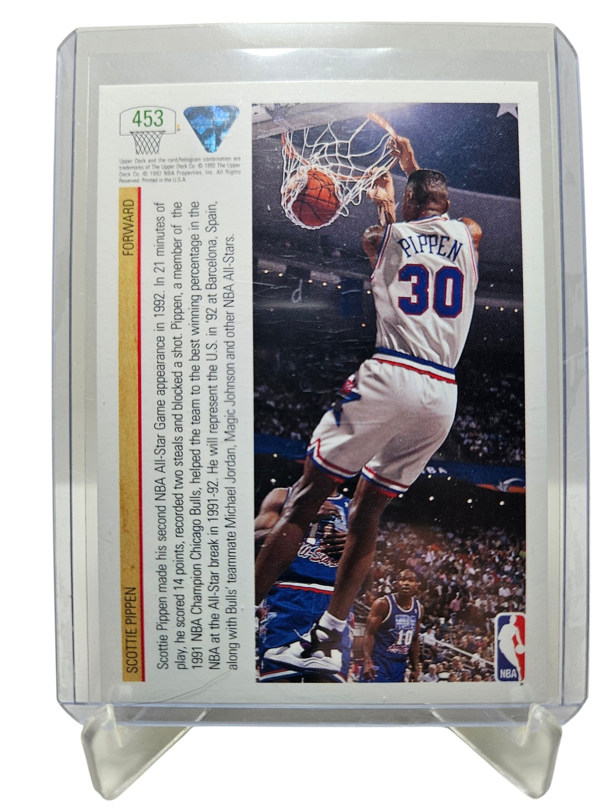 1991 Upper Deck #453 Scottie Pippen East All-Star