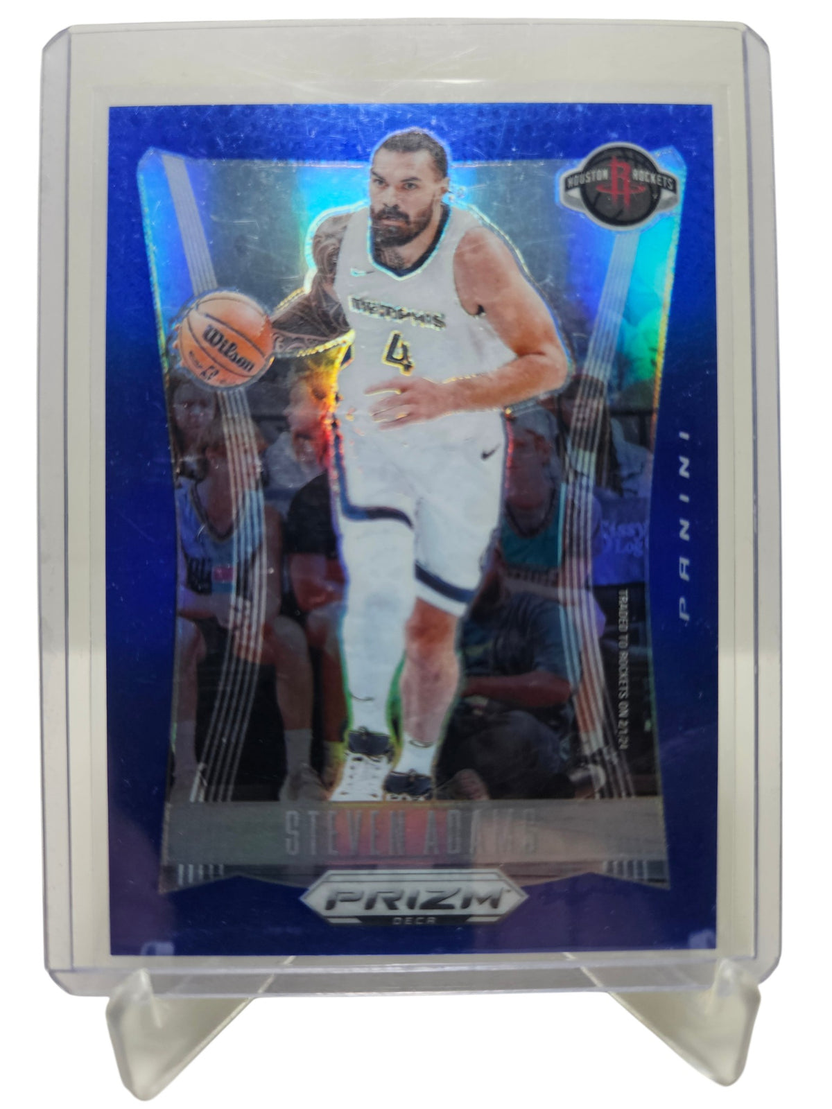2023-24 Panini Prizm Deca #21 Steven Adams Blue Prizm 012/149