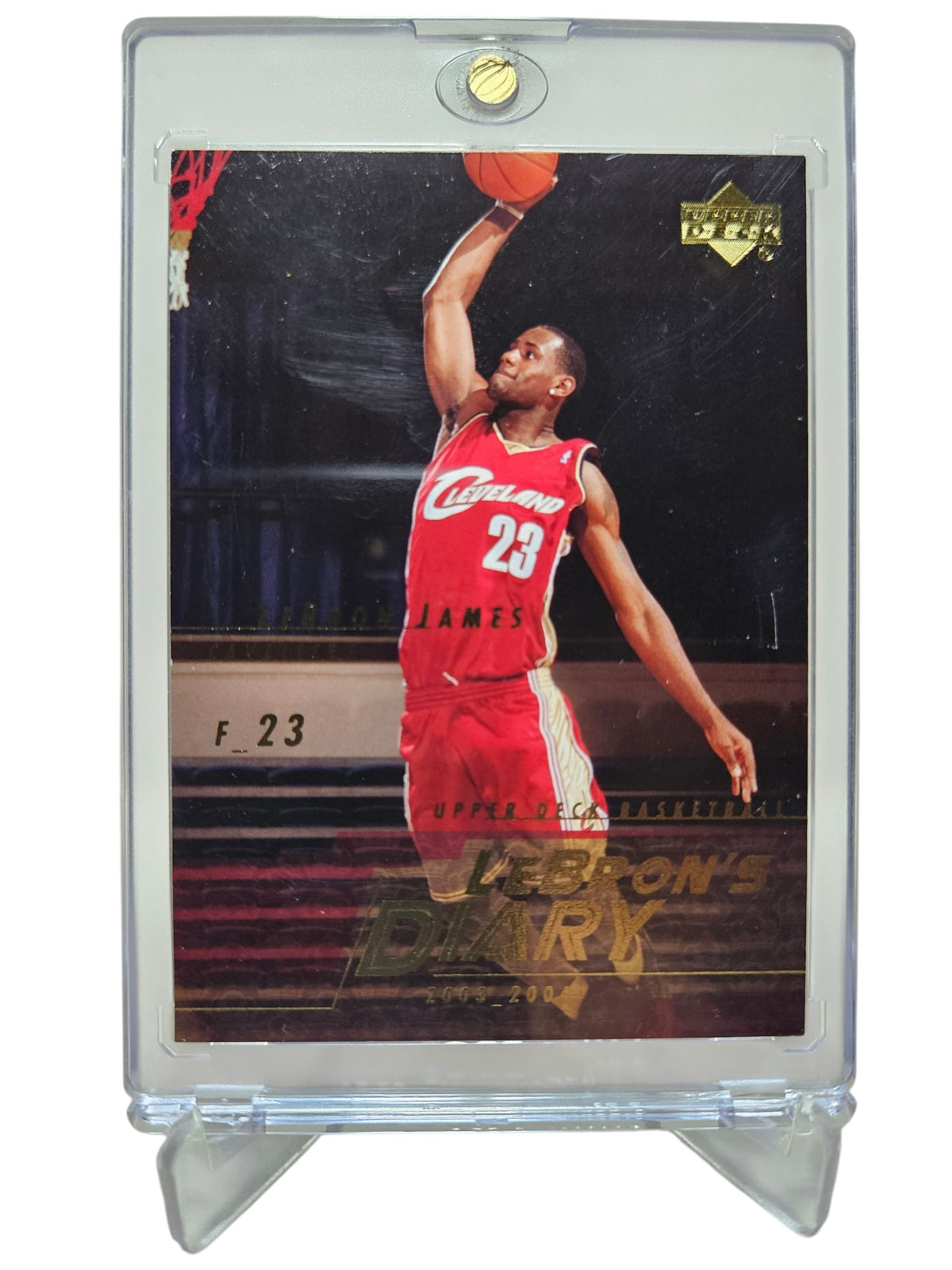 2003-04 Upper Deck #LJ15 Lebron James Rookie Card Lebrons Dairy